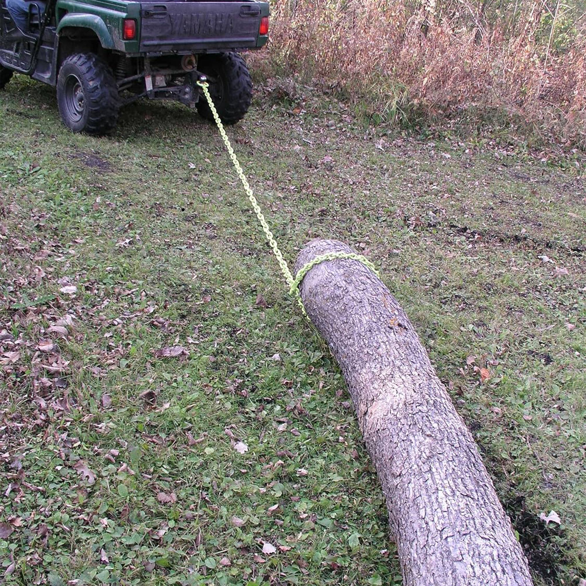 Timber Tuff TMW-20 12-Foot Log Grabber Chain Loop Slides Over 2" Ball, Green - Image 4