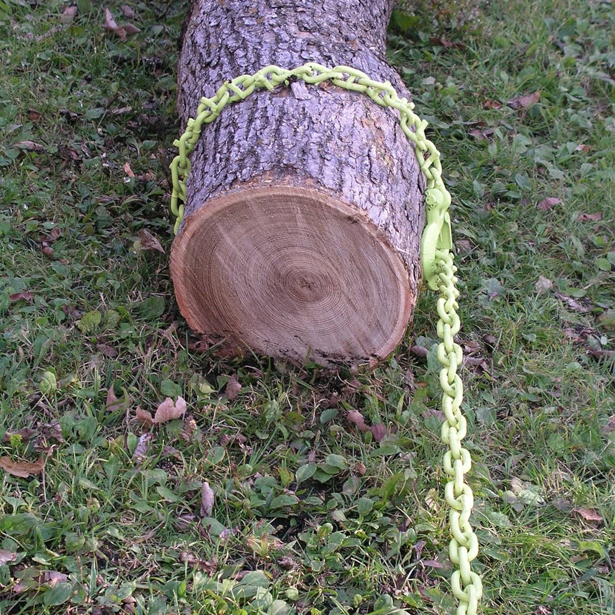 Timber Tuff TMW-20 12-Foot Log Grabber Chain Loop Slides Over 2" Ball, Green - Image 5
