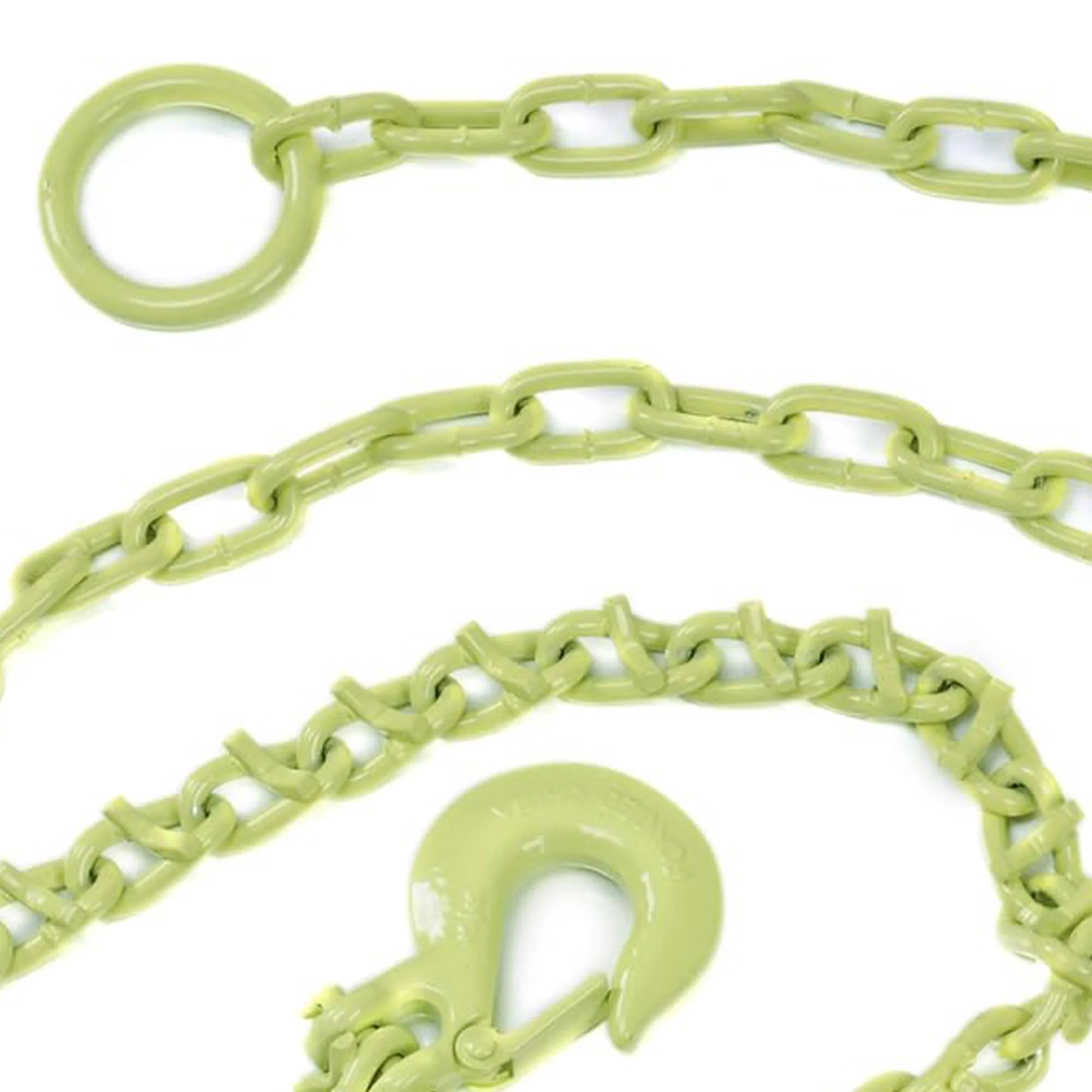 Timber Tuff TMW-20 12-Foot Log Grabber Chain Loop Slides Over 2" Ball, Green - Image 6