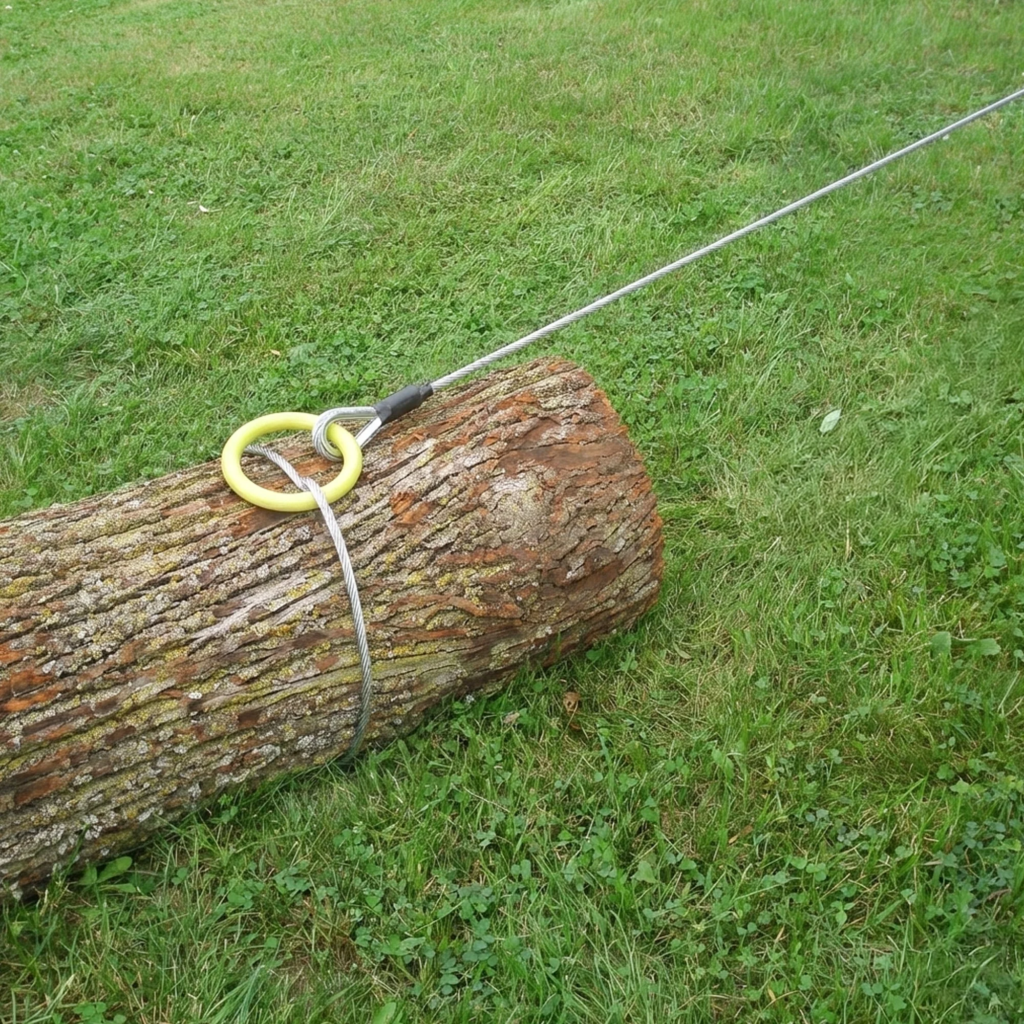 Timber Tuff TMW-38 ATV and UTV Heavy Duty Log Lumber Choker Cable with Tow Rings - Image 4