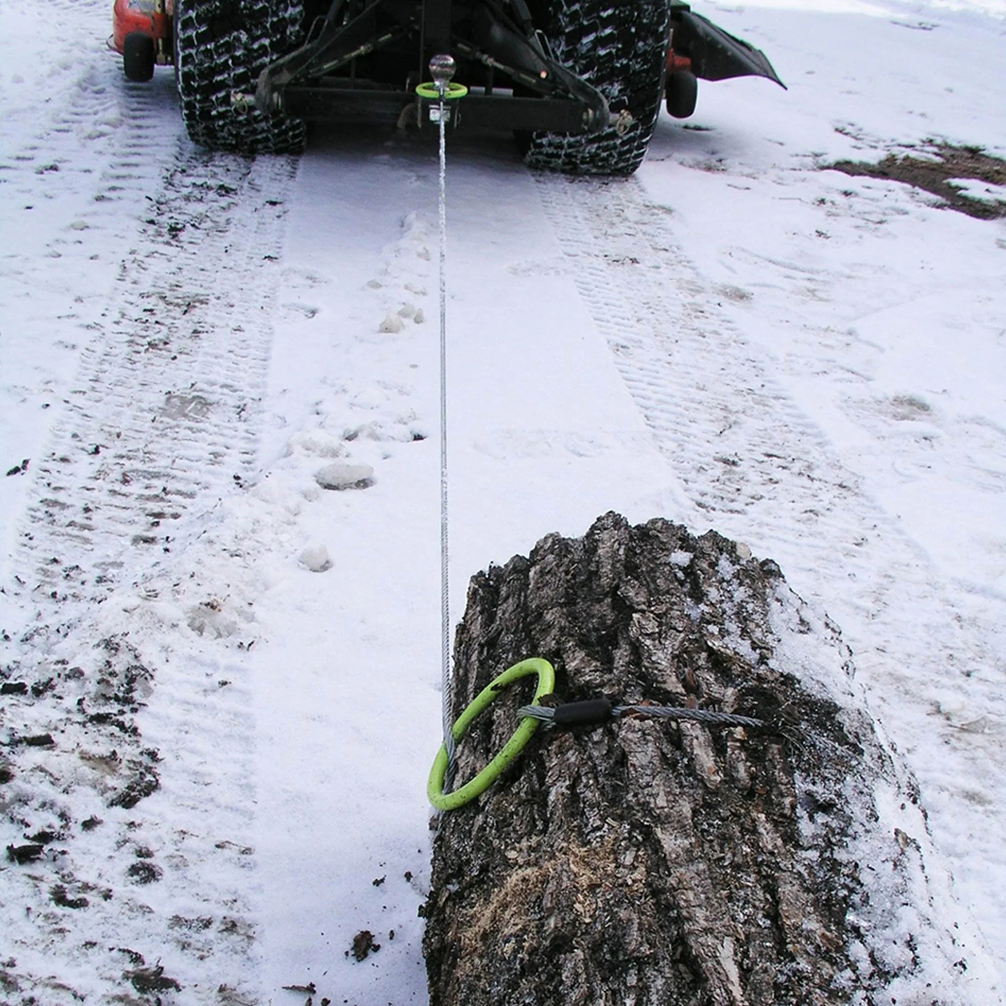 Timber Tuff TMW-38 ATV and UTV Heavy Duty Log Lumber Choker Cable with Tow Rings - Image 5