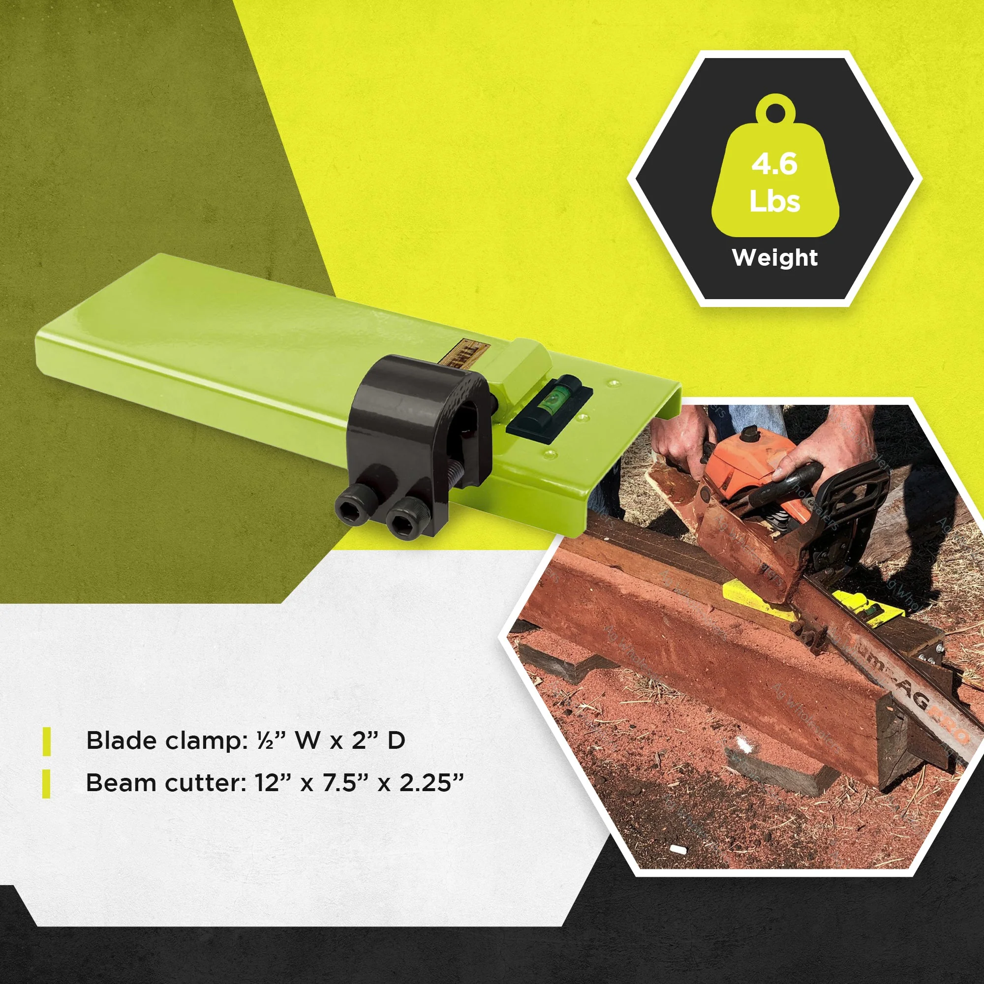 Timber Tuff TMW-57 Wood Beam Cutting Guide Portable Sawmill for Chainsaw - Image 3