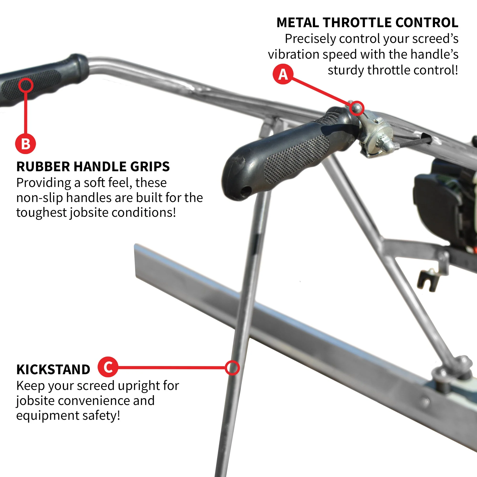 Tomahawk Power Concrete Screed Three Aluminum Blade Bundle (Choose 3 Boards) - Image 8
