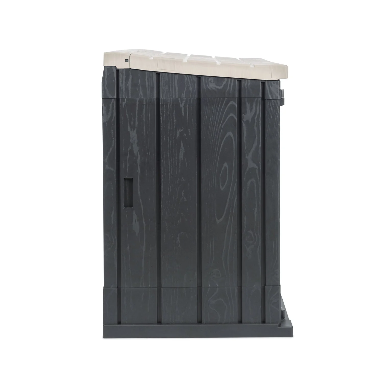 Toomax Stora Way All Weather 4.25' x 2.5' Storage Shed, Anthracite/Taupe Gray - Image 2