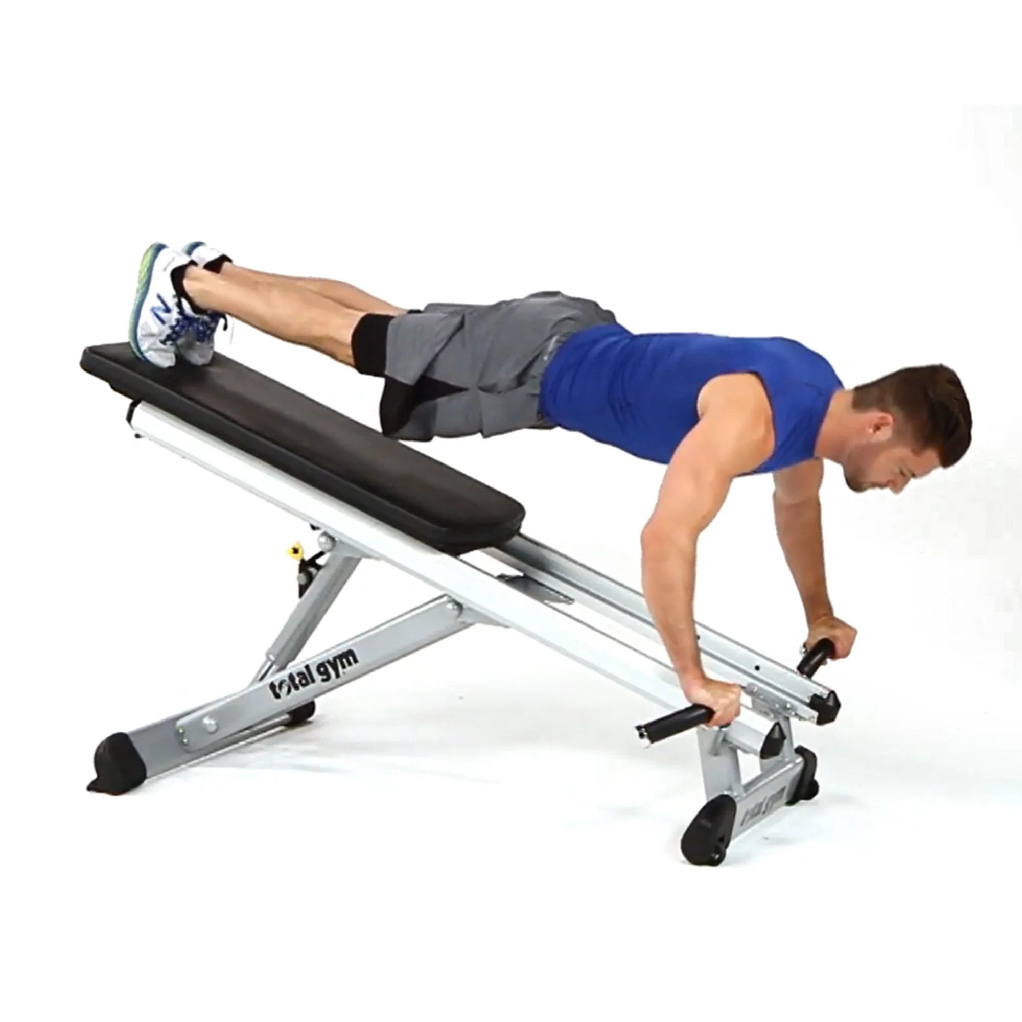 Total Gym Upper Body Press Up Bar Attachments for Home Workout Machines, Black - Image 2
