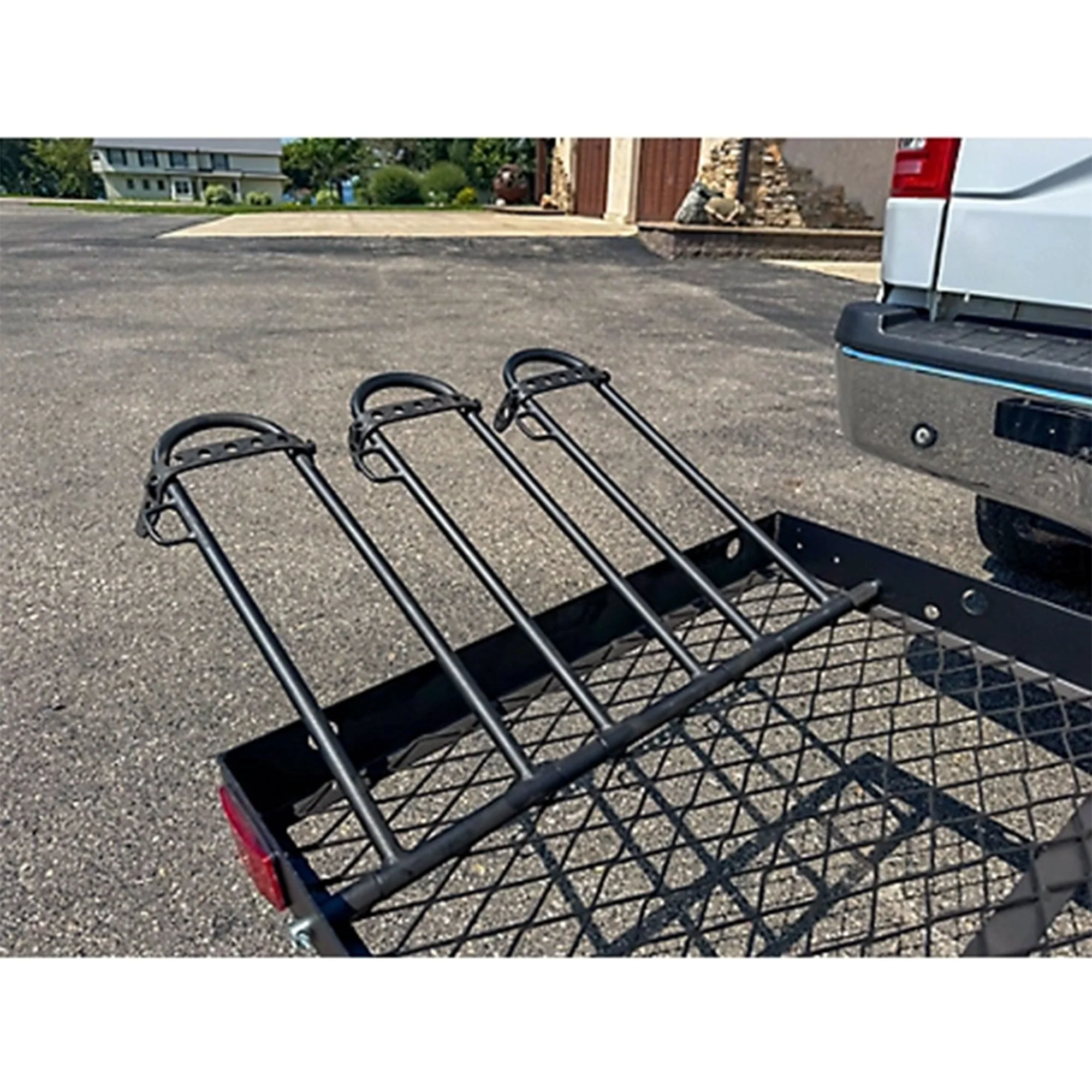 Tow Tuff Fat Tire Bike Cradle Kit for 3 Bikes with Adjustable Straps - Image 5