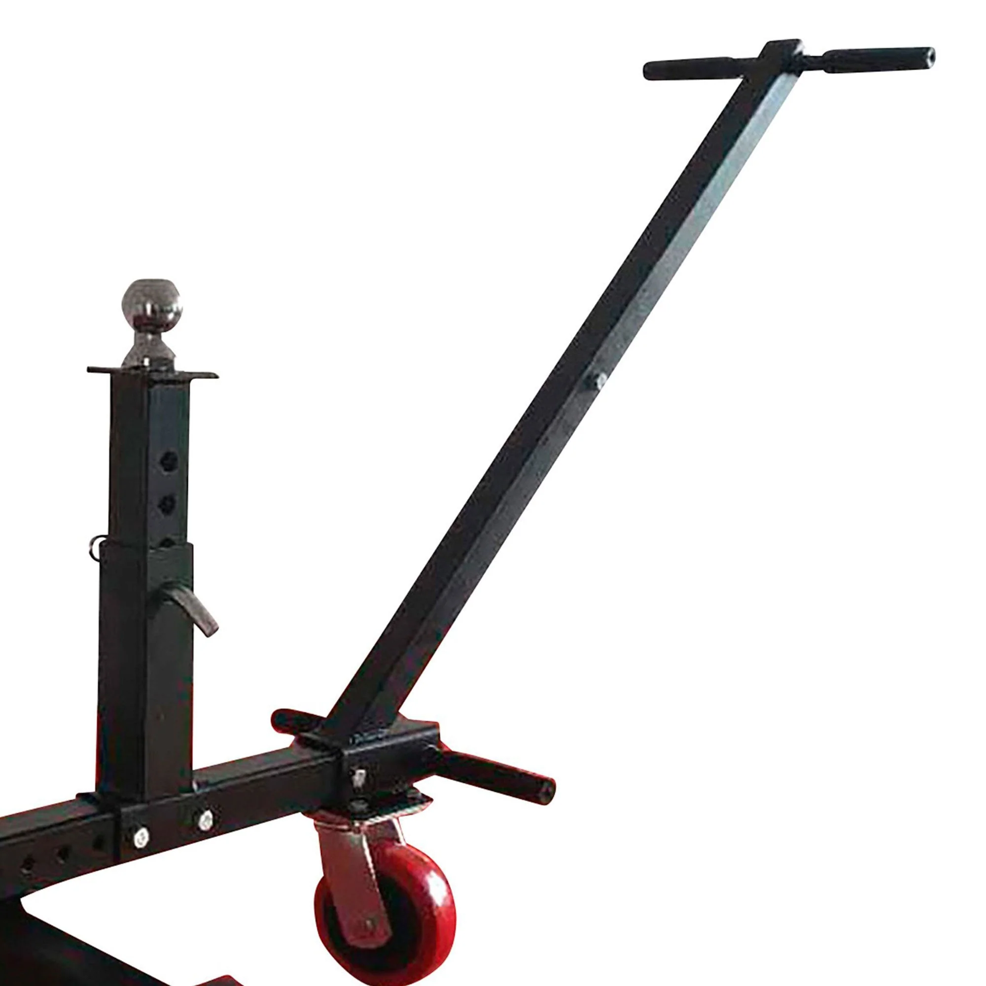 Tow Tuff TMD-1000HSD Adjustable Steel 1000lb Hard Surface Trailer Dolly, Black - Image 2