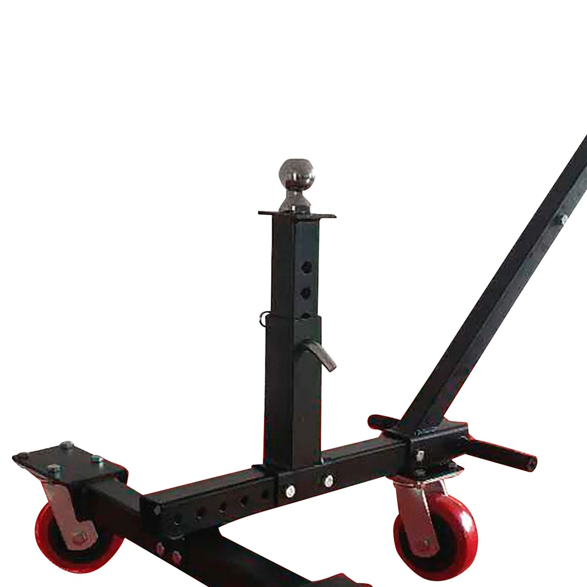 Tow Tuff TMD-1000HSD Adjustable Steel 1000lb Hard Surface Trailer Dolly, Black - Image 4