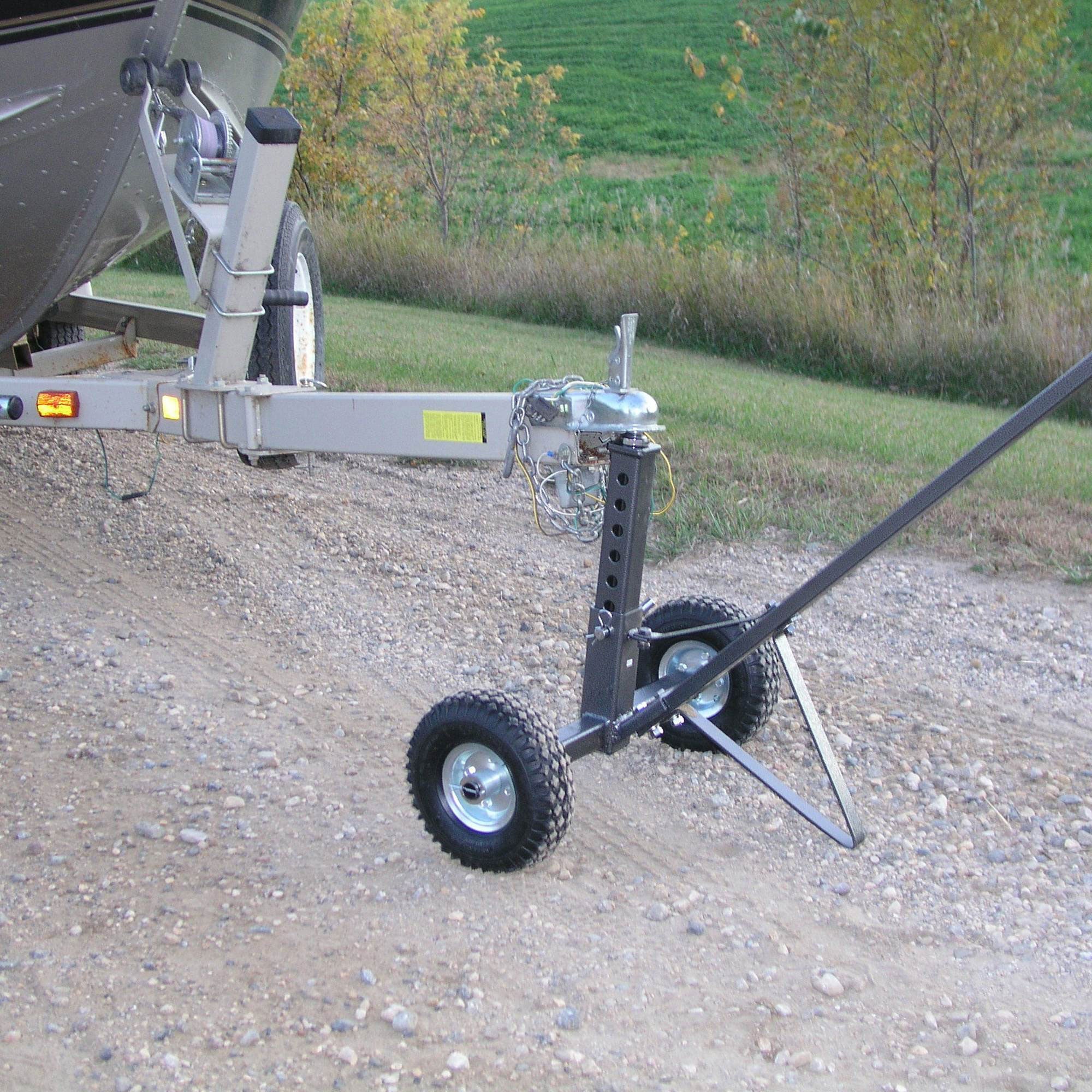 Tow Tuff TMD-600AFF Adjustable Solid Steel 600 Pound Capacity Trailer Dolly - Image 8