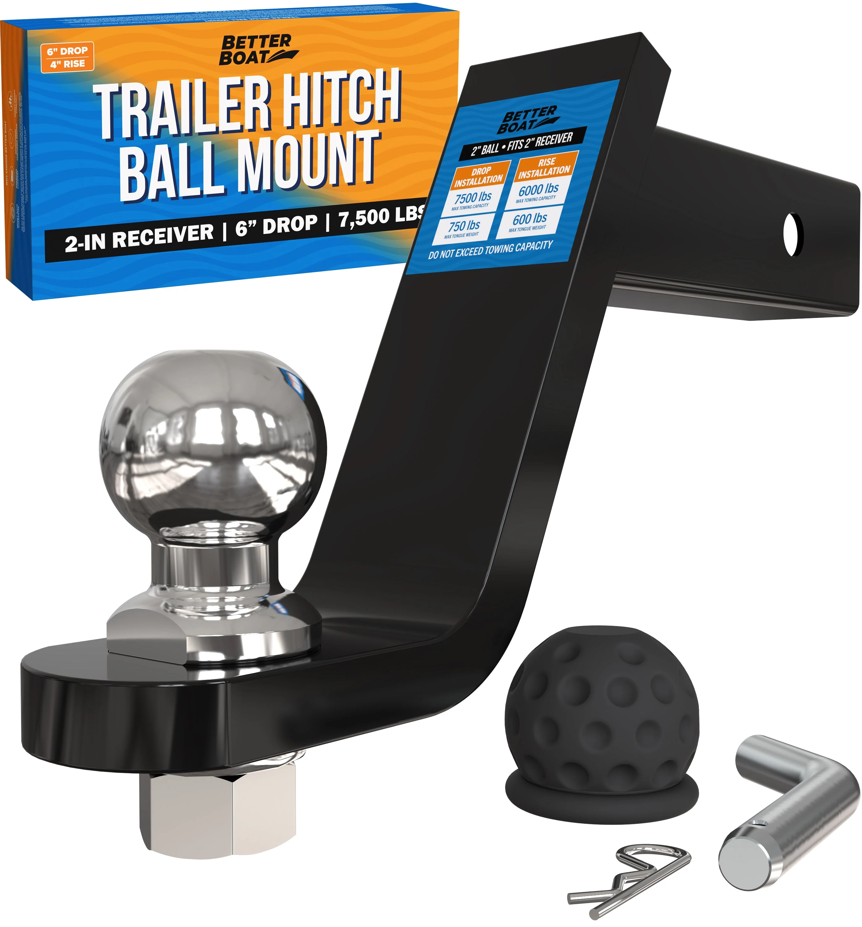 Trailer Hitch Ball Mount 2" - Image 9