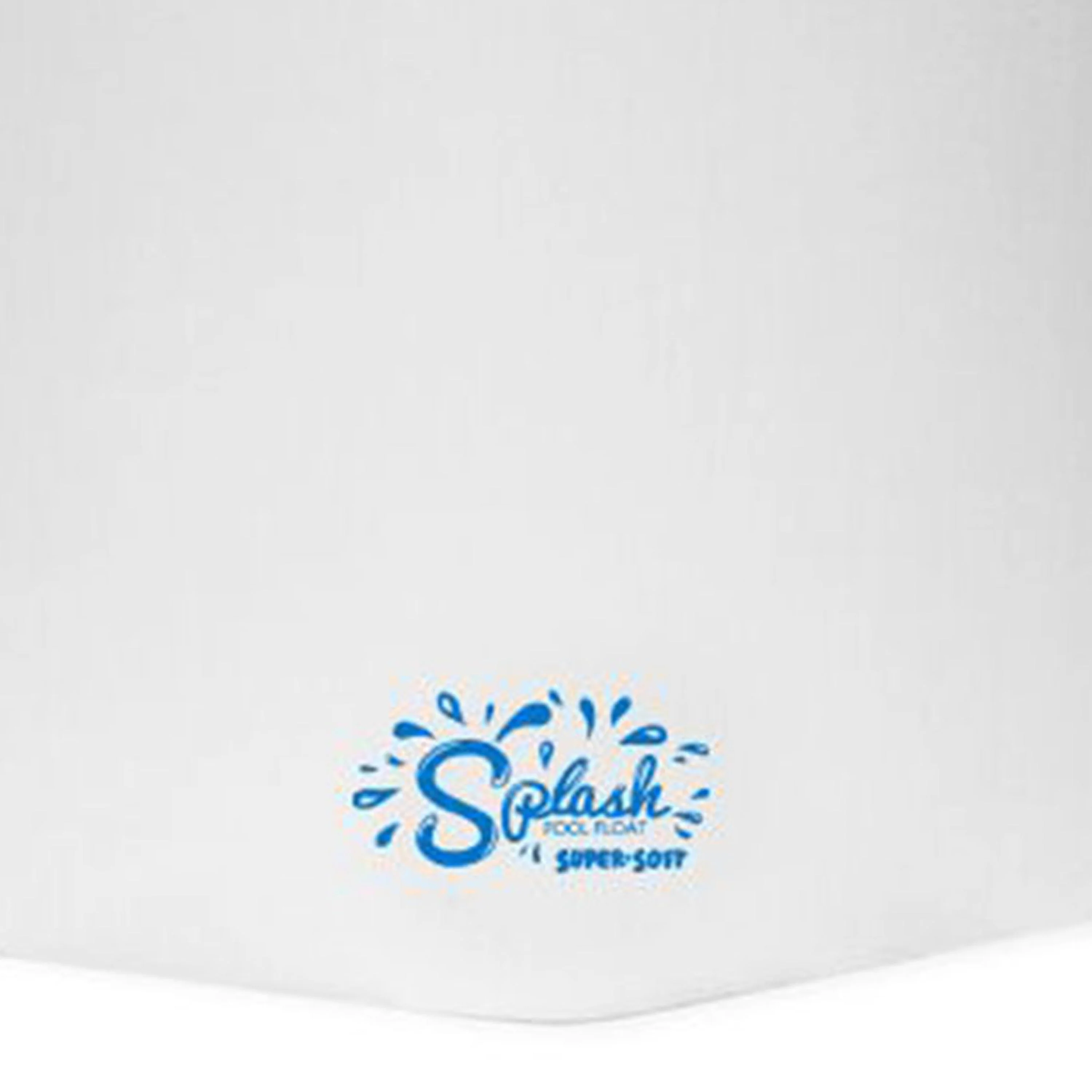 TRC Recreation Splash 1.25" Thick Foam Swimming Pool Float Lounger Mat, White - Image 8