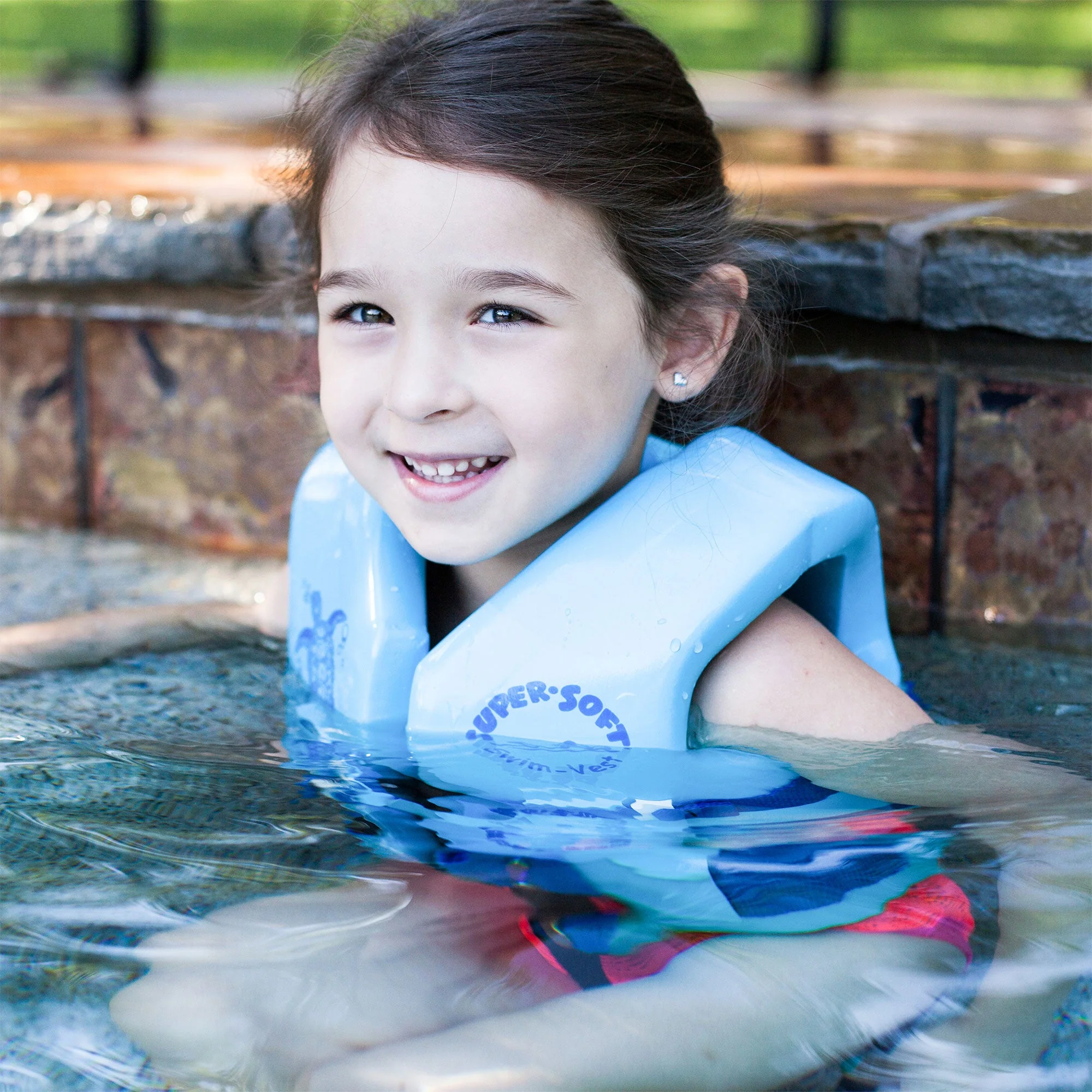 TRC Recreation Super Soft Child Life Jacket Swim Safety Vest, Small, Marina Blue - Image 8