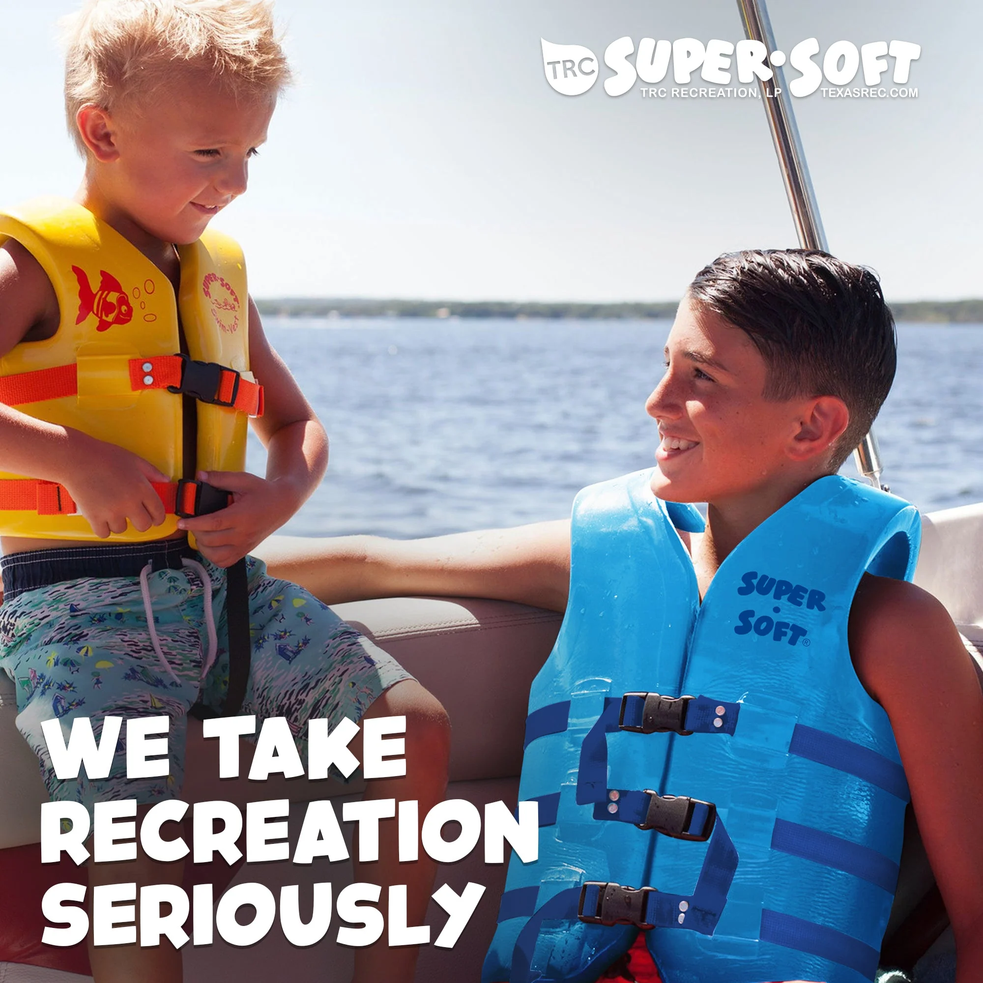 TRC Recreation Super Soft XS Life Jacket Vinyl Coated Foam Swim Vest, Yellow - Image 5