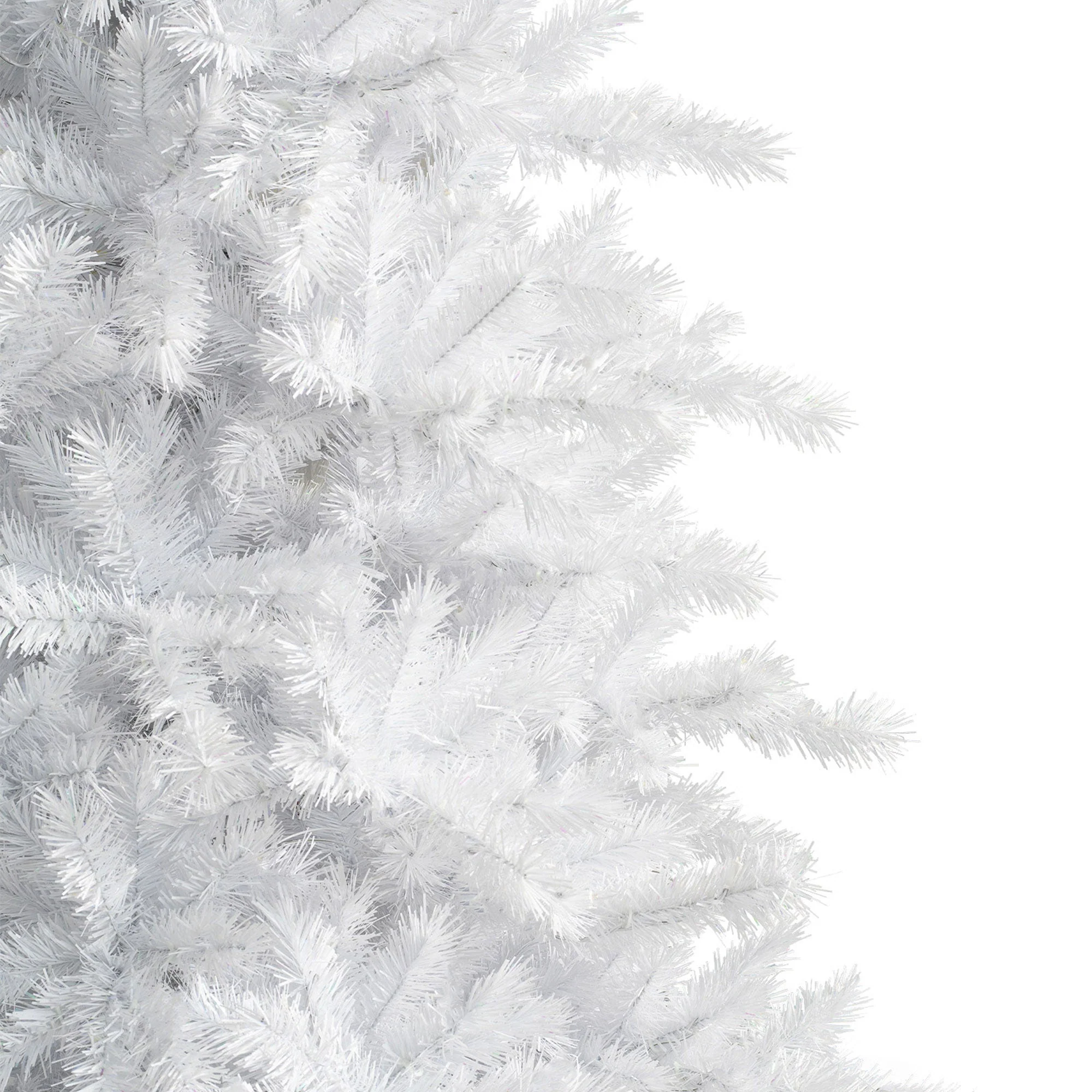 Treetopia Moonlight White 6 Foot Artificial Unlit Slim Christmas Tree w/ Stand - Image 4