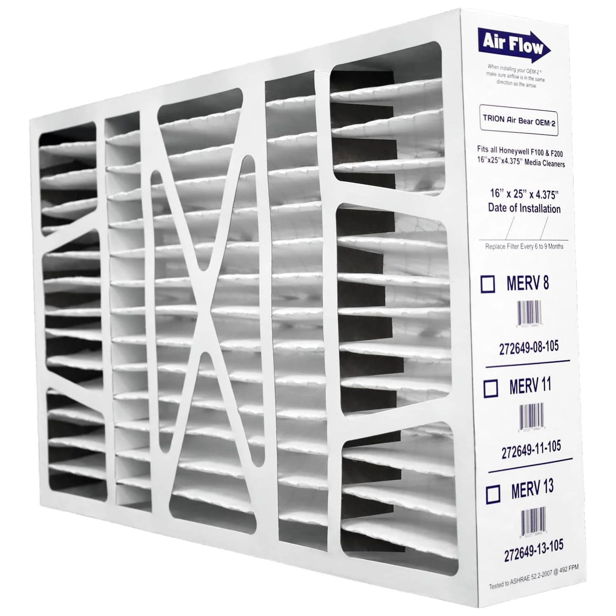 Trion Air Bear OEM 16x25x4 Inch MERV 8 Replacement Air Purifier Filter, 2 Pack - Image 6