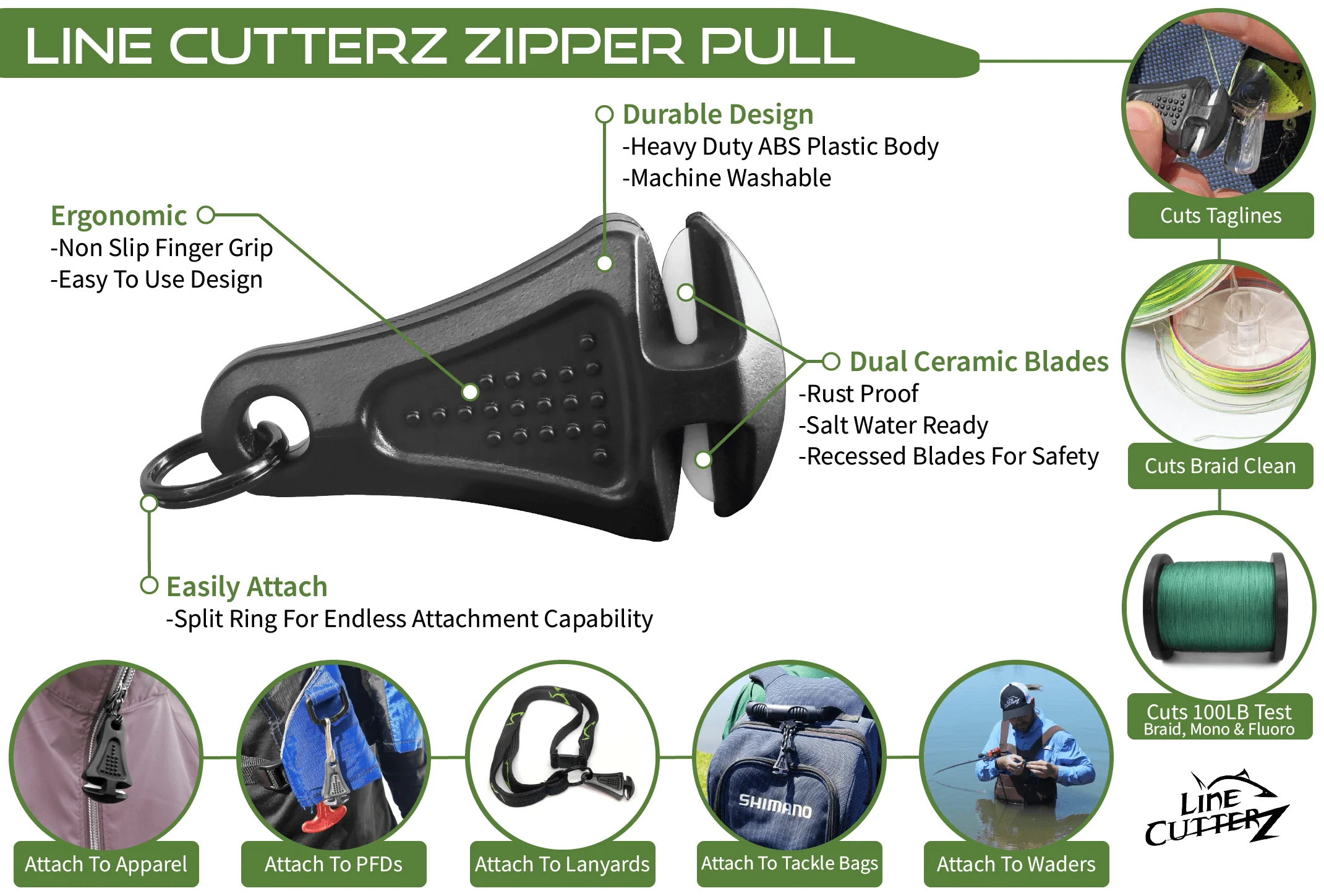 "TRIPLE PLAY" Fishing Line Cutter Multi-Pack - Image 11