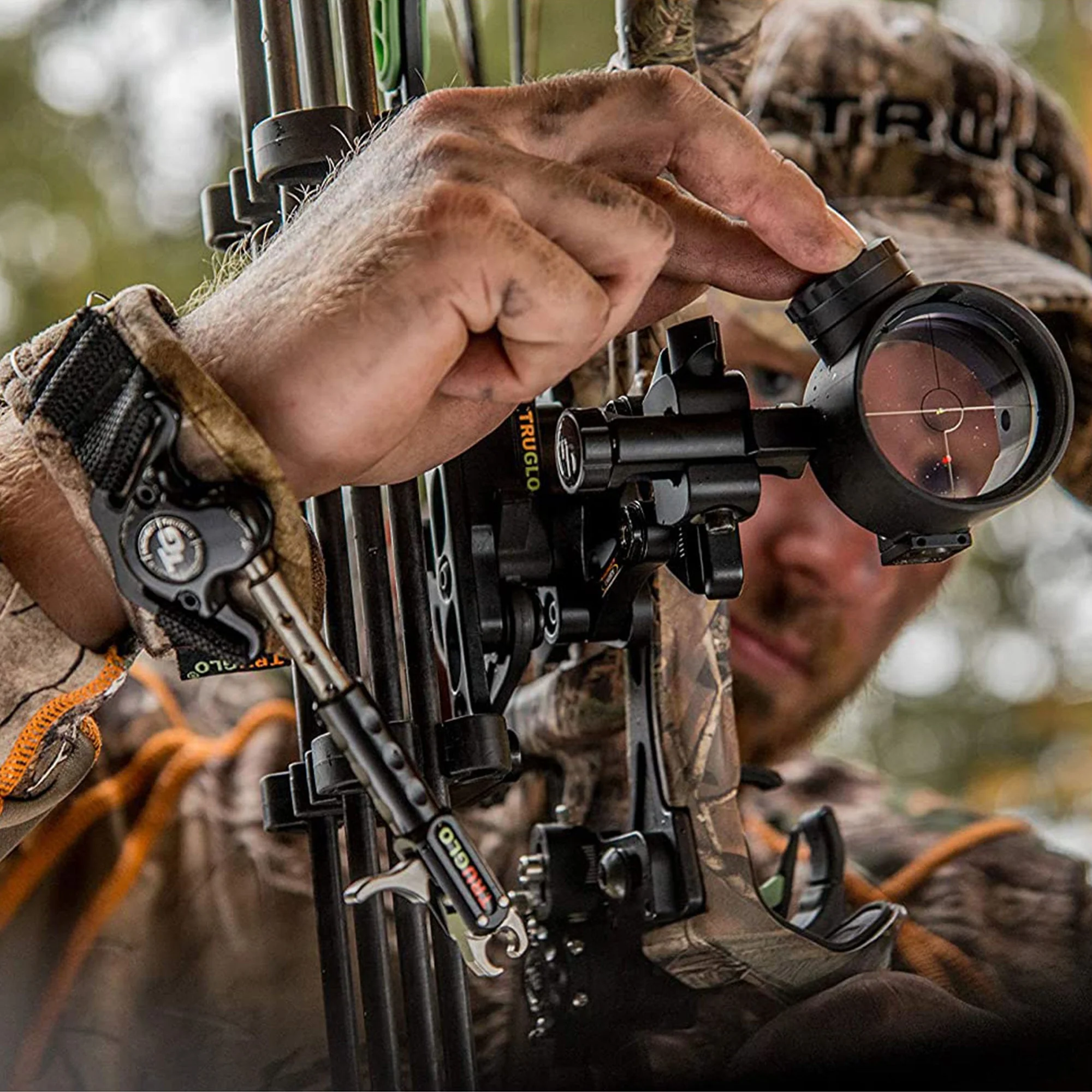 TruGlo Pro Power Dot Illuminated Adjustable Range Rover LED Bow Sight (2 Pack) - Image 5