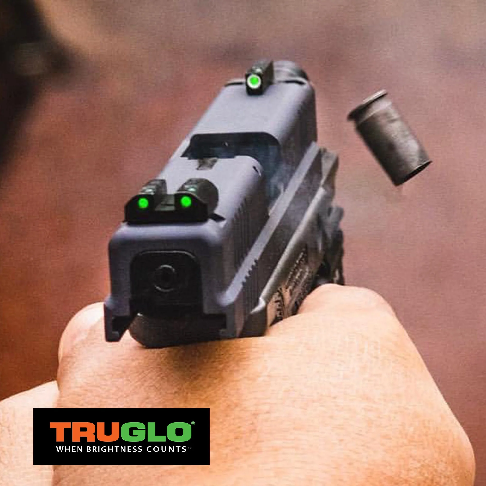 TruGlo TFO Tritium Fiber Optic Gun Sight Set, Fits Glock 17/17L Models and More - Image 5