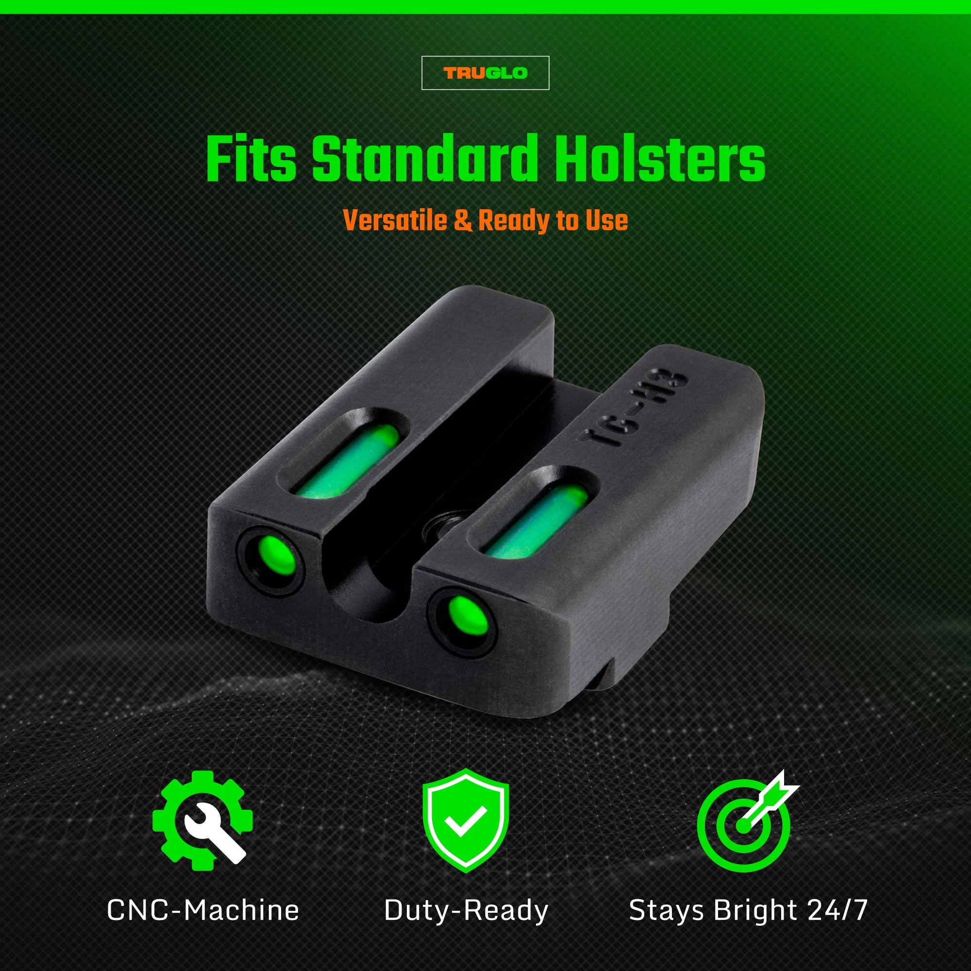 TruGlo TG13GL2PC TFK Pro Fiber Optic Tritium Handgun Sight, Fits Glock (3 Pack) - Image 6