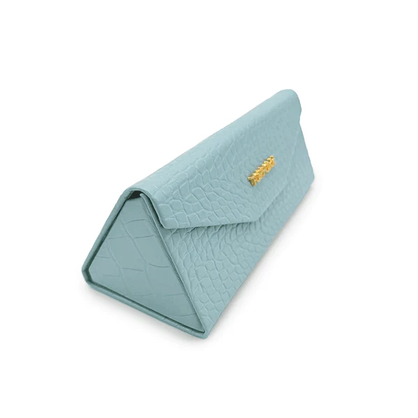 Turquoise Faux Croco Hard Case - Image 2