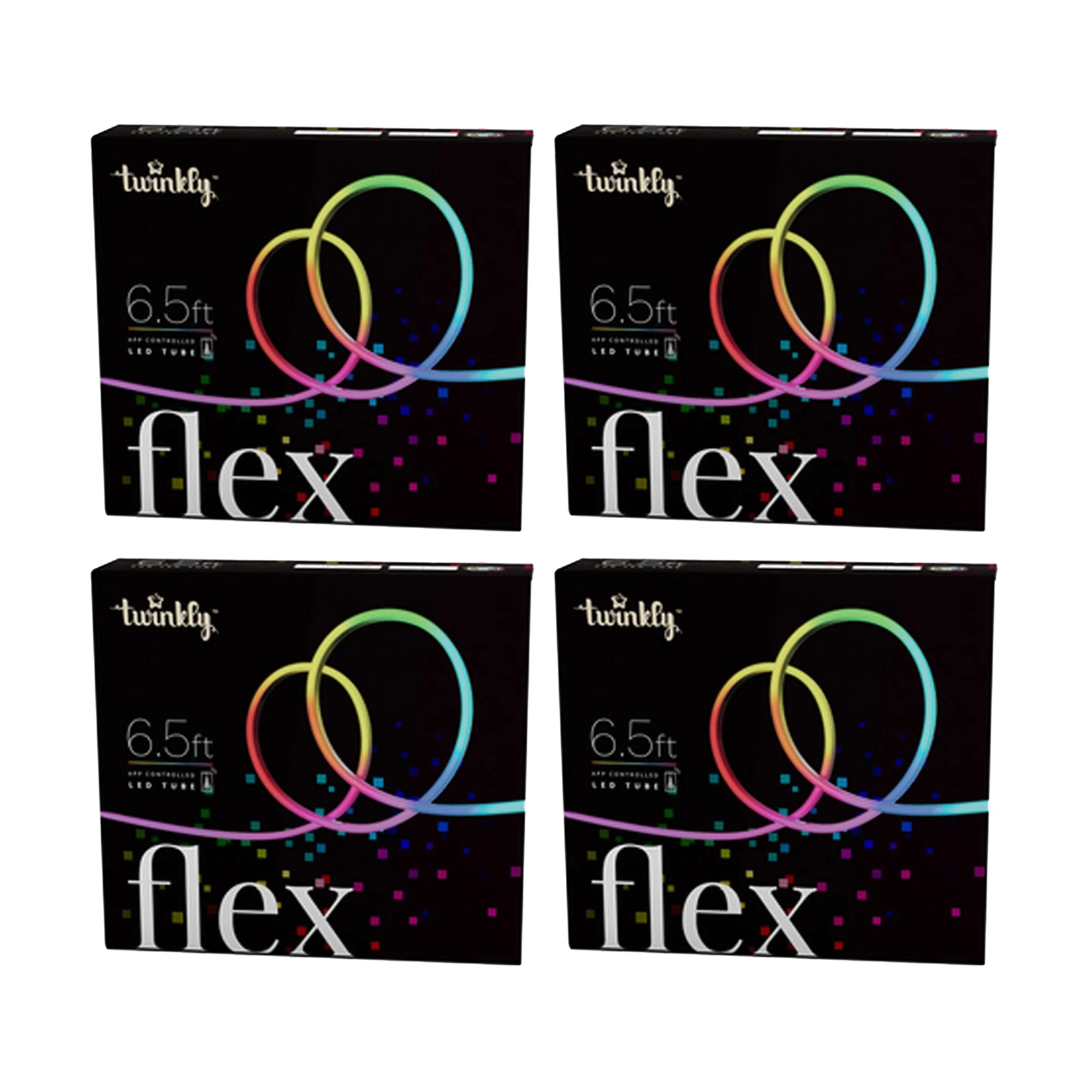 Twinkly Flex App-Controlled Flexible Light Tube RGB 16 Mil Colors 6.5' (4 Pack) - Image 9