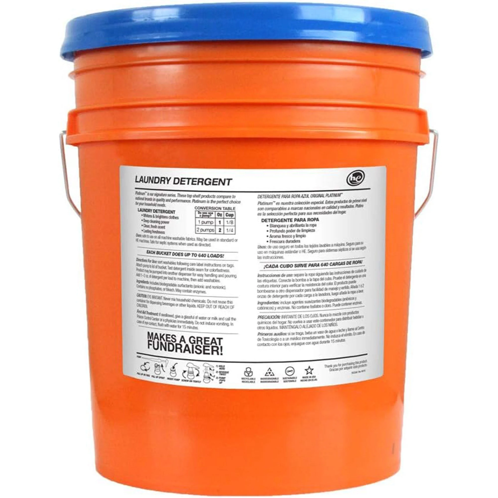 Ultra Fresh 6X Platinum 5 Gal Laundry Detergent, Up to 640 Loads, Mountain Fresh - Image 9