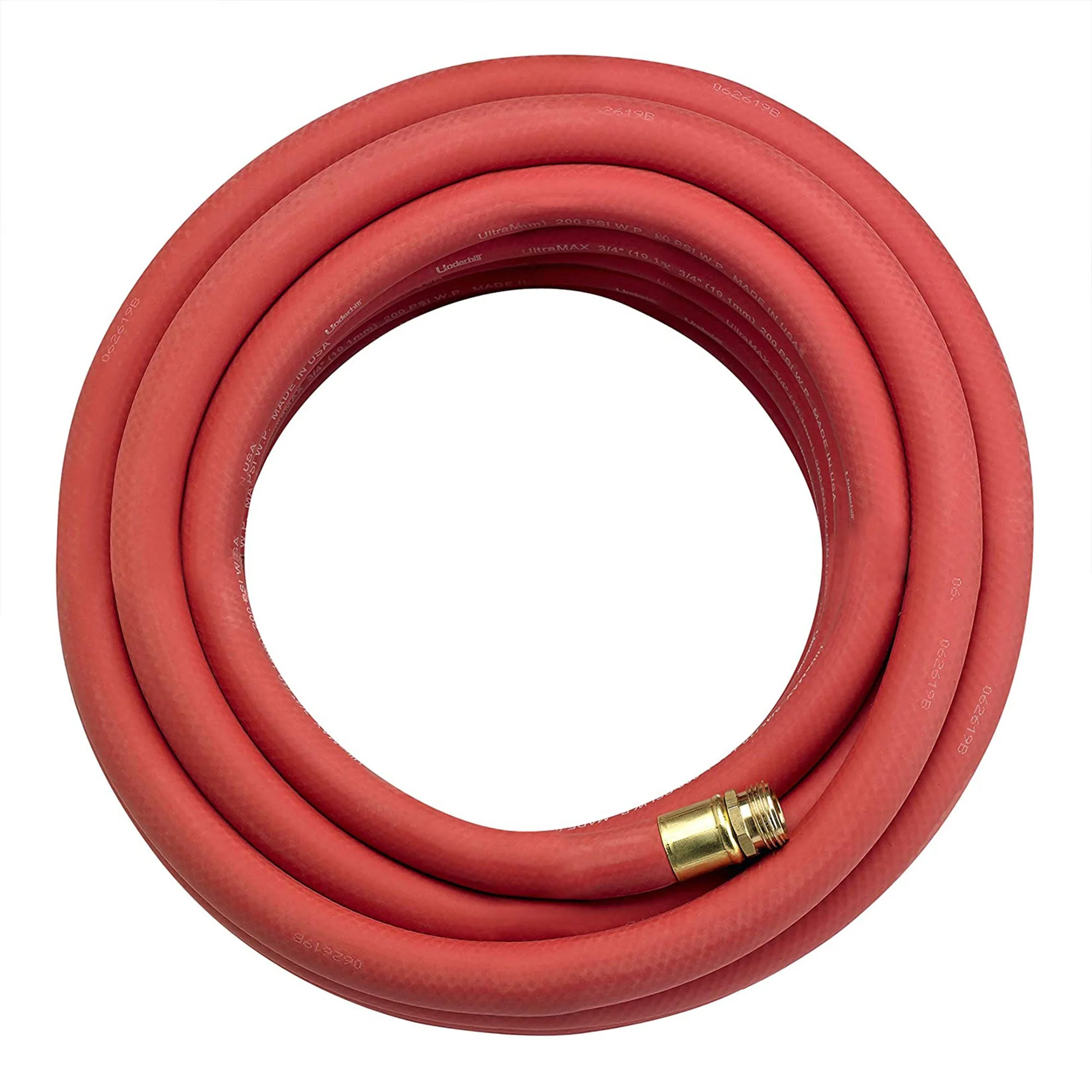 Underhill Ultramax 75' Garden Hose, Red & Precision Cloudburst Hose End Nozzle - Image 4