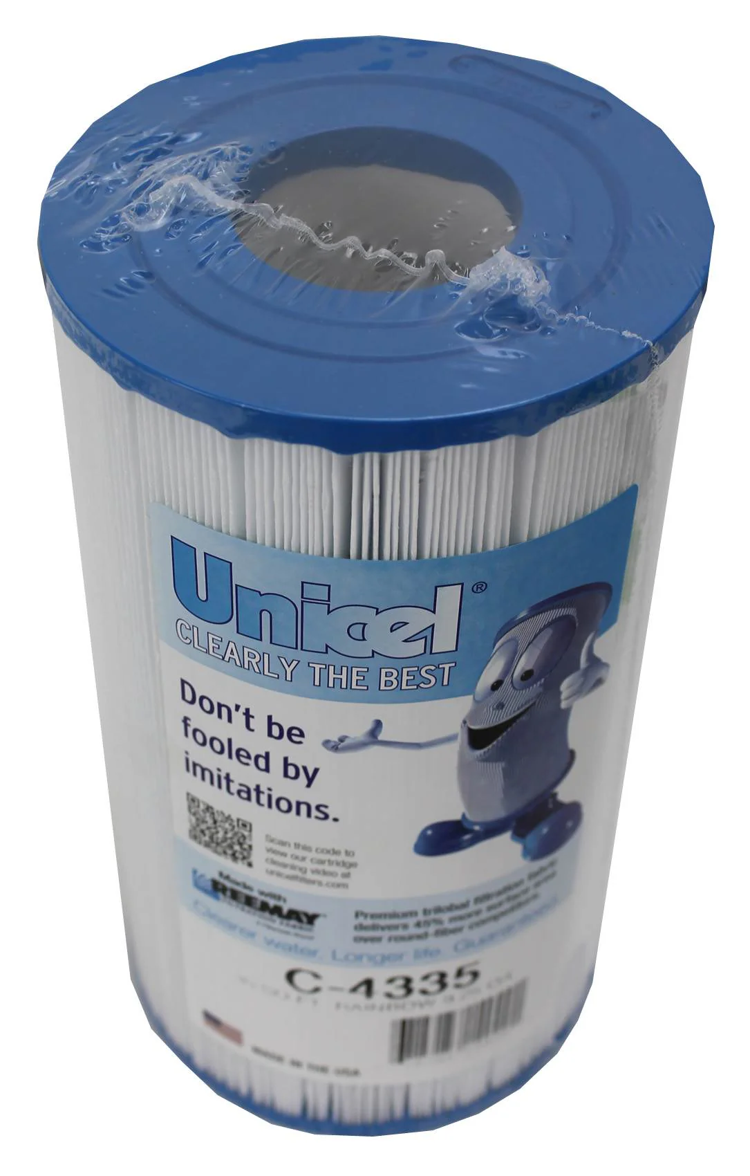 Unicel C-4335 Replacement 35 Sq Ft Pool Spa Filter Cartridge, 219 Pleats, 4 Pack - Image 2