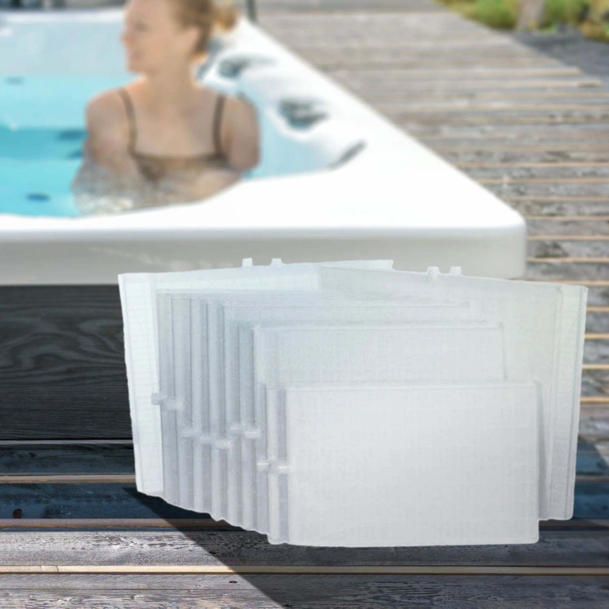 Unicel FS-3053 Replacement Rectangular DE Grid Pool Filter w/ Top Port, Full Set - Image 3