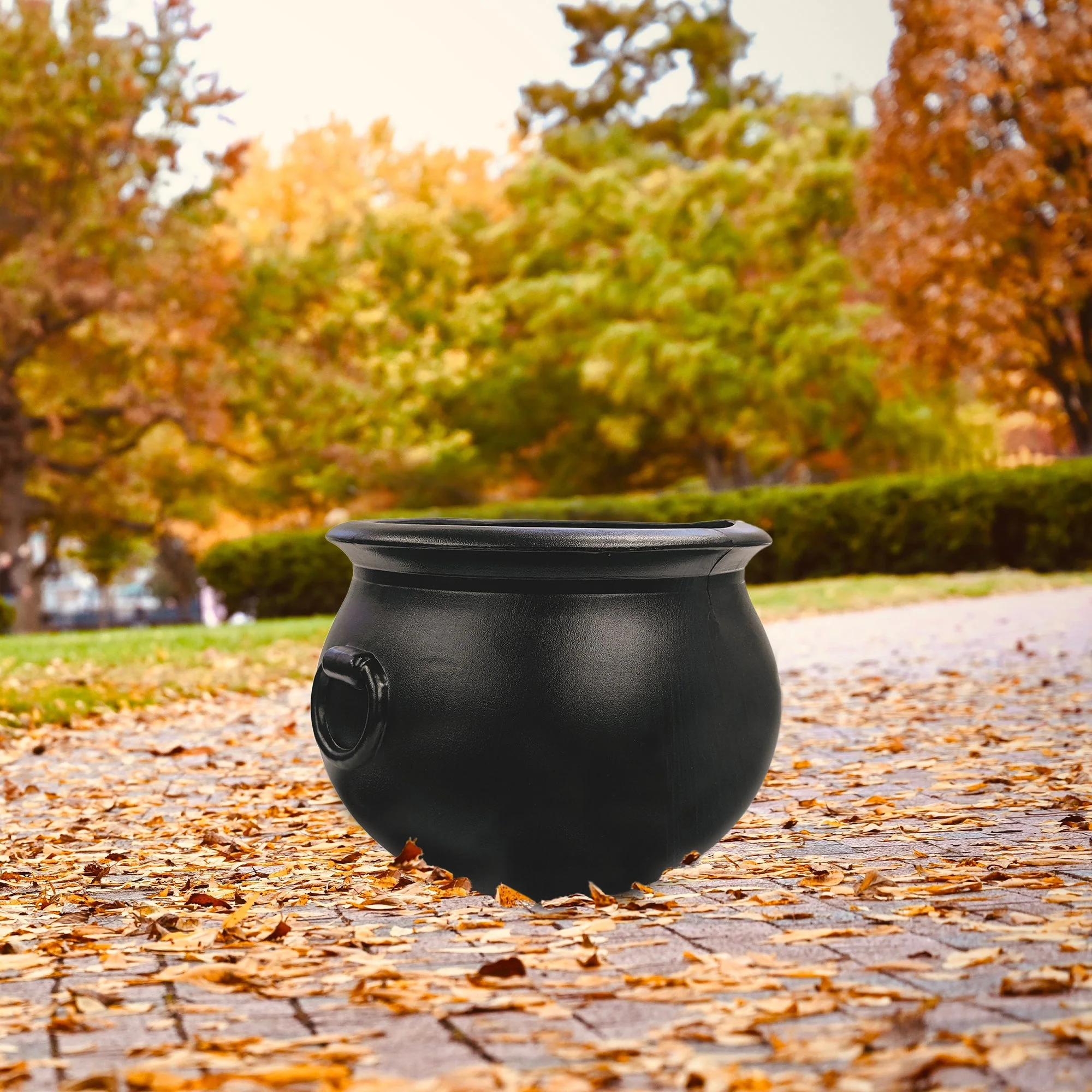Union Products 55160 16 Inch Witch Cauldron Spooky Halloween Decoration, Black - Image 6