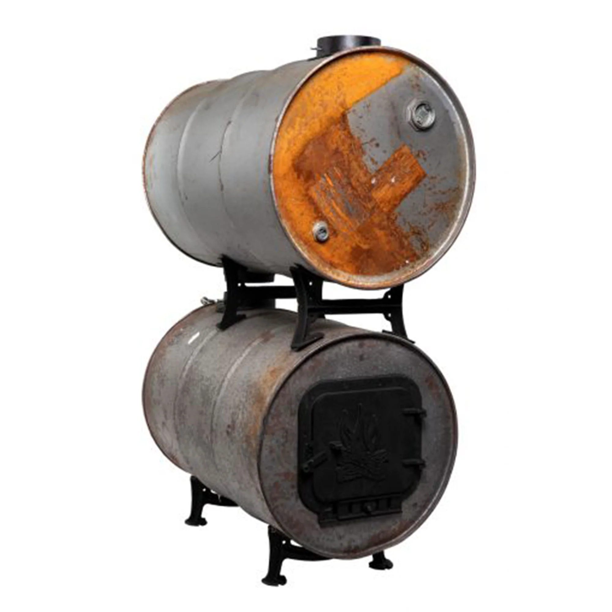 US Stove Company BKAD500 Heavy Duty Cast Iron Double Barrel Camp Stove Adapter - Image 3