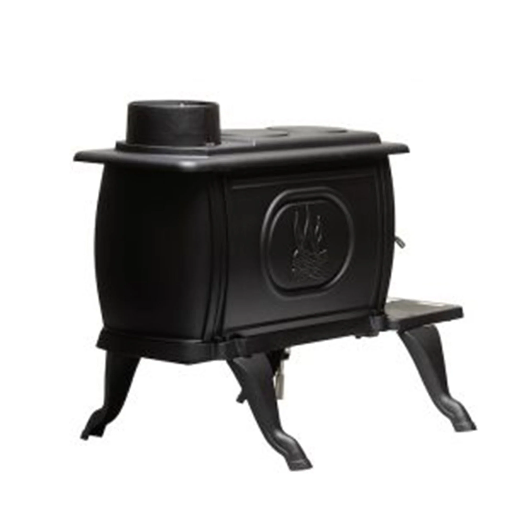 US Stove Company Rustic 900 Square Foot Clean Burning Cast Iron Log Wood Stove - Image 7
