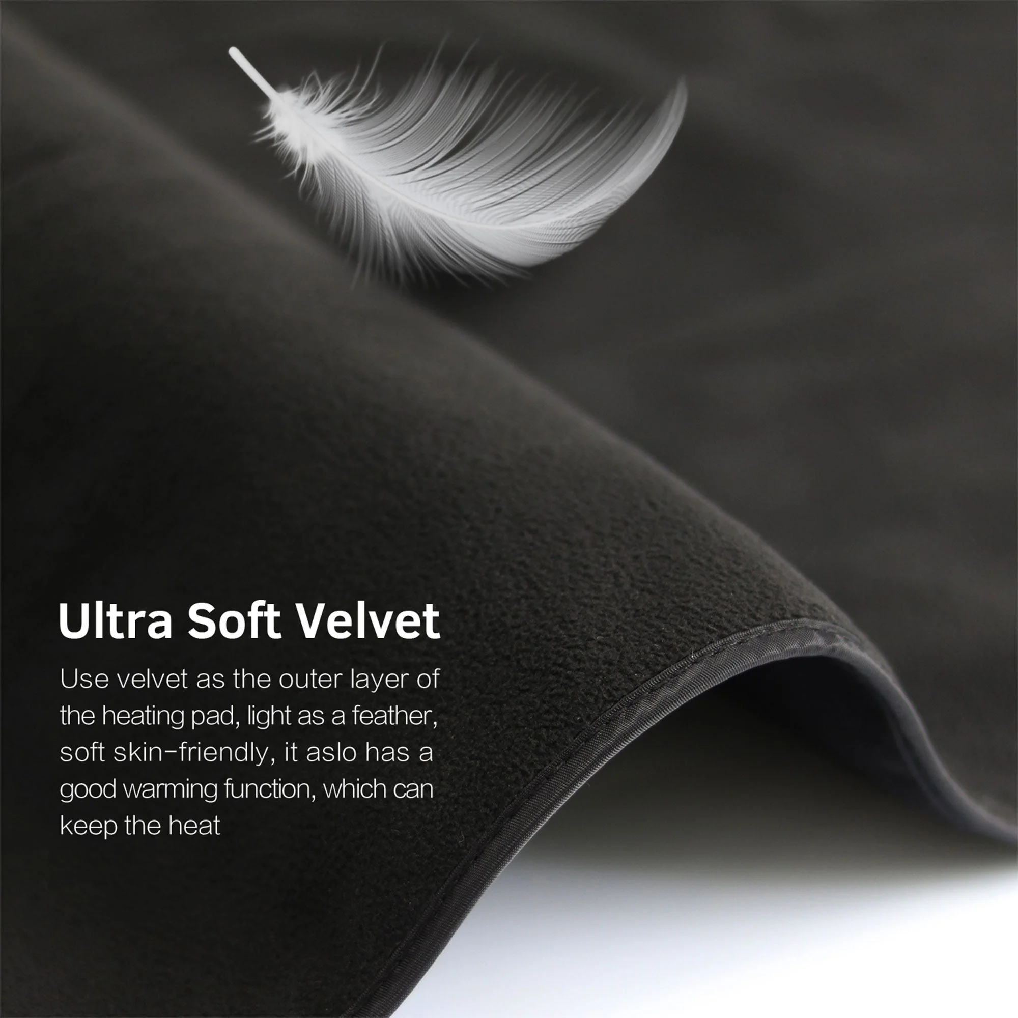 UTK 36 x 24 Inch Far Infrared Heating Pad for Pain Relief with Smart Controller - Image 7