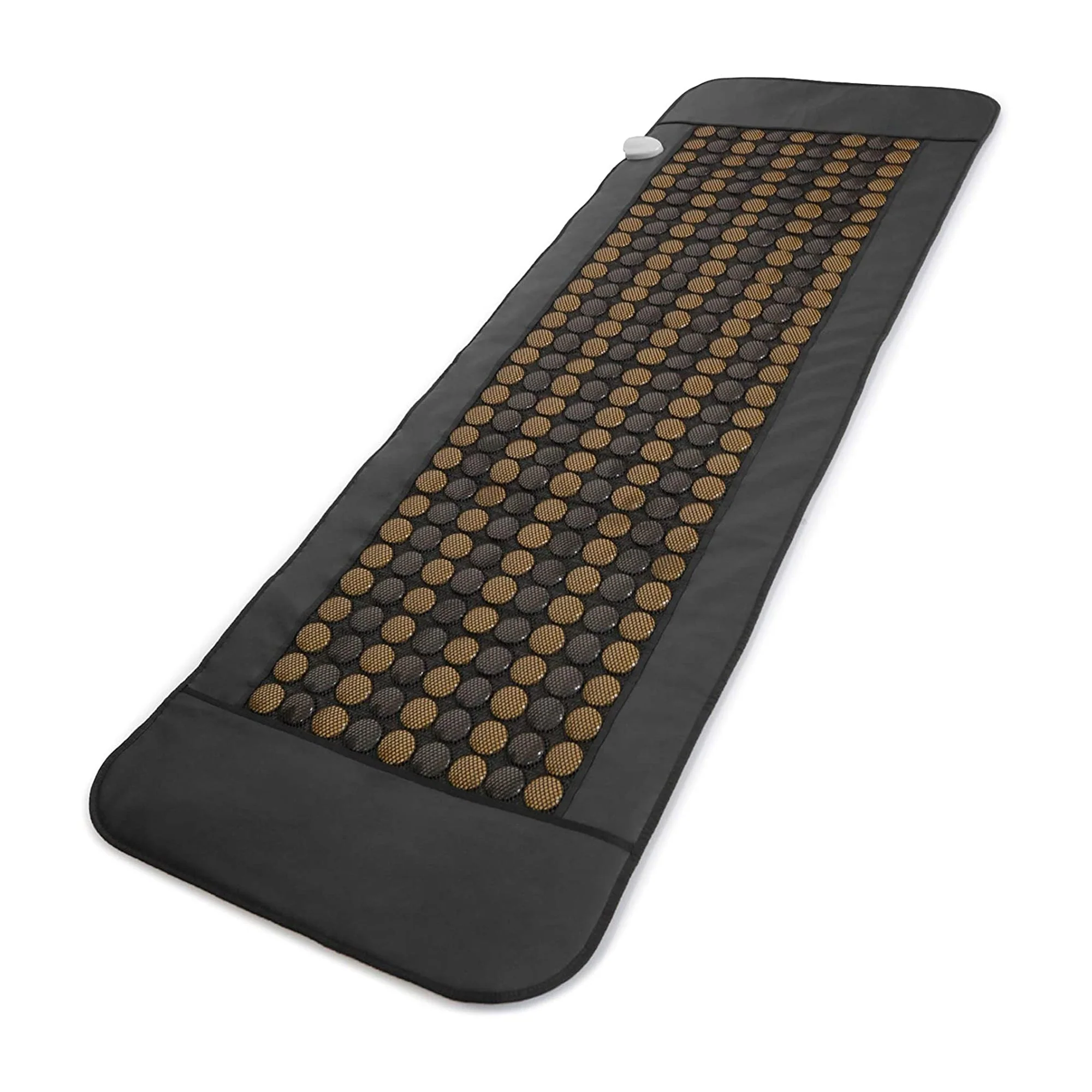 UTK 70" x 24" Tourmaline Stone Infrared Pain Relief Heating Mat w/ Remote, Black - Image 2