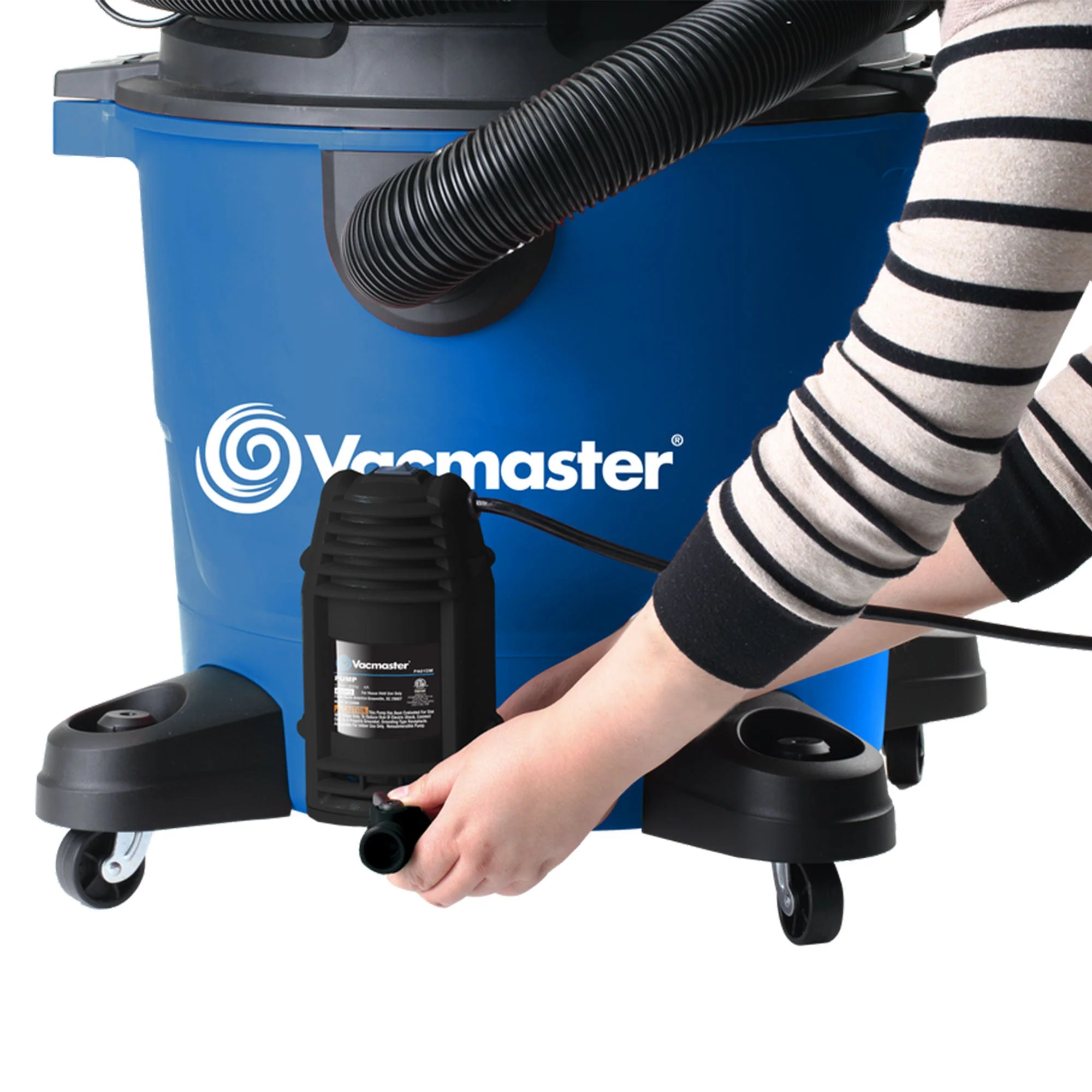 Vacmaster Wet and Dry Pump Accessory with Shut Off Valve and High Impact Housing - Image 5