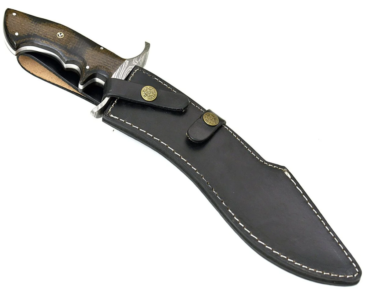 Valor Bowie Knife with Micarta Handle - Image 5