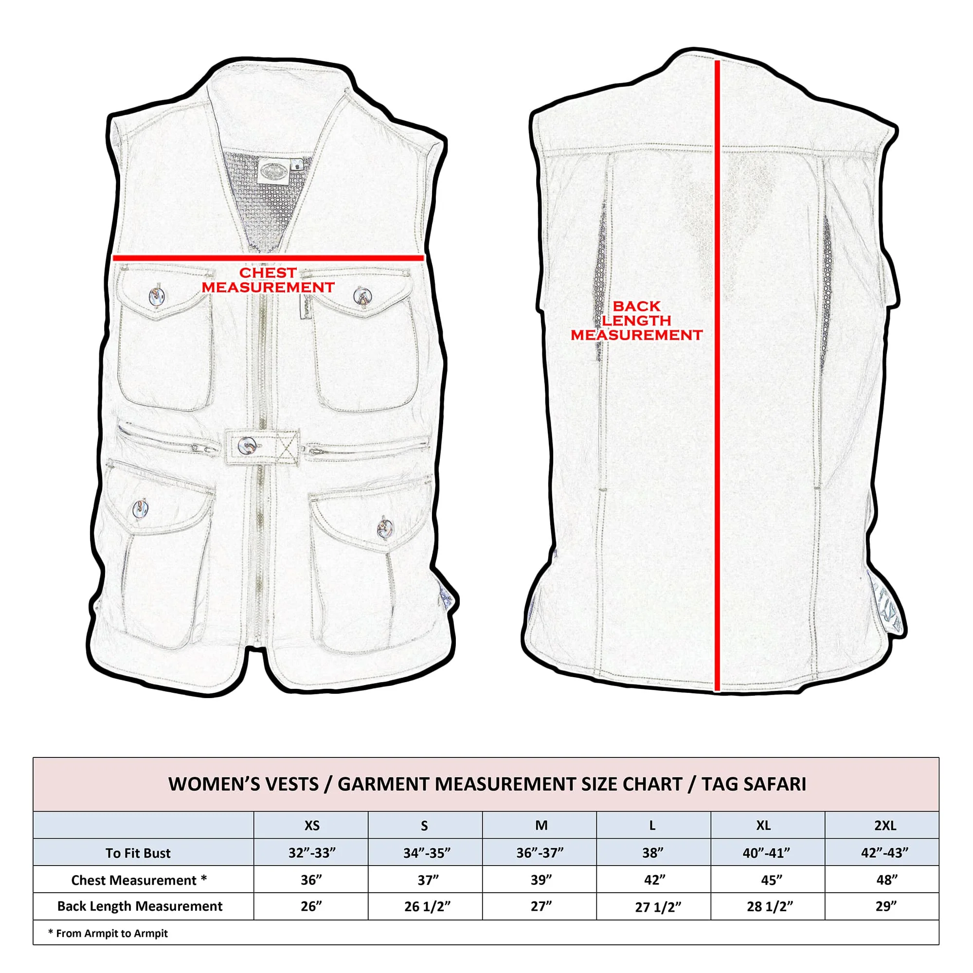 Vent Back Livingstone Vest for Women - Khaki - Image 4