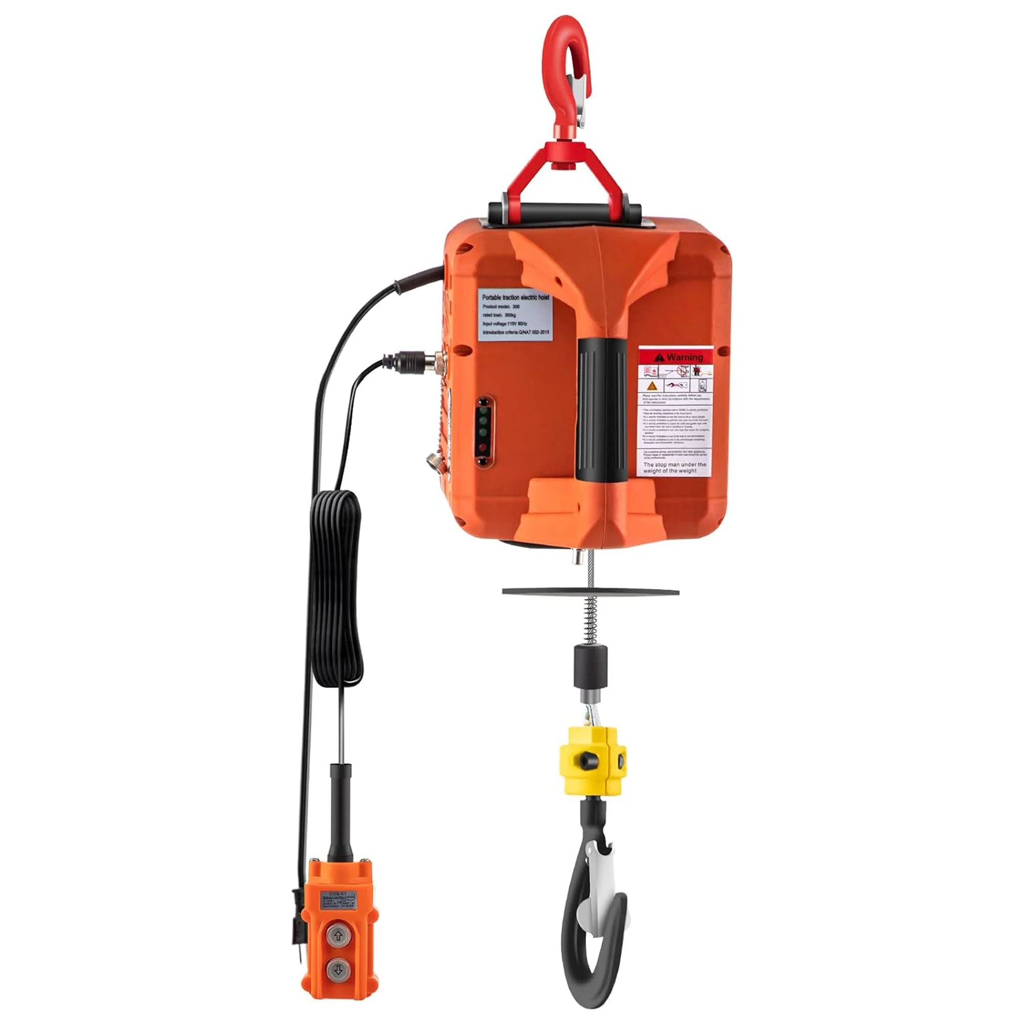 Vevor Electric Hoist Winch Crane Material Handling Tool with Remote Controller - Image 9