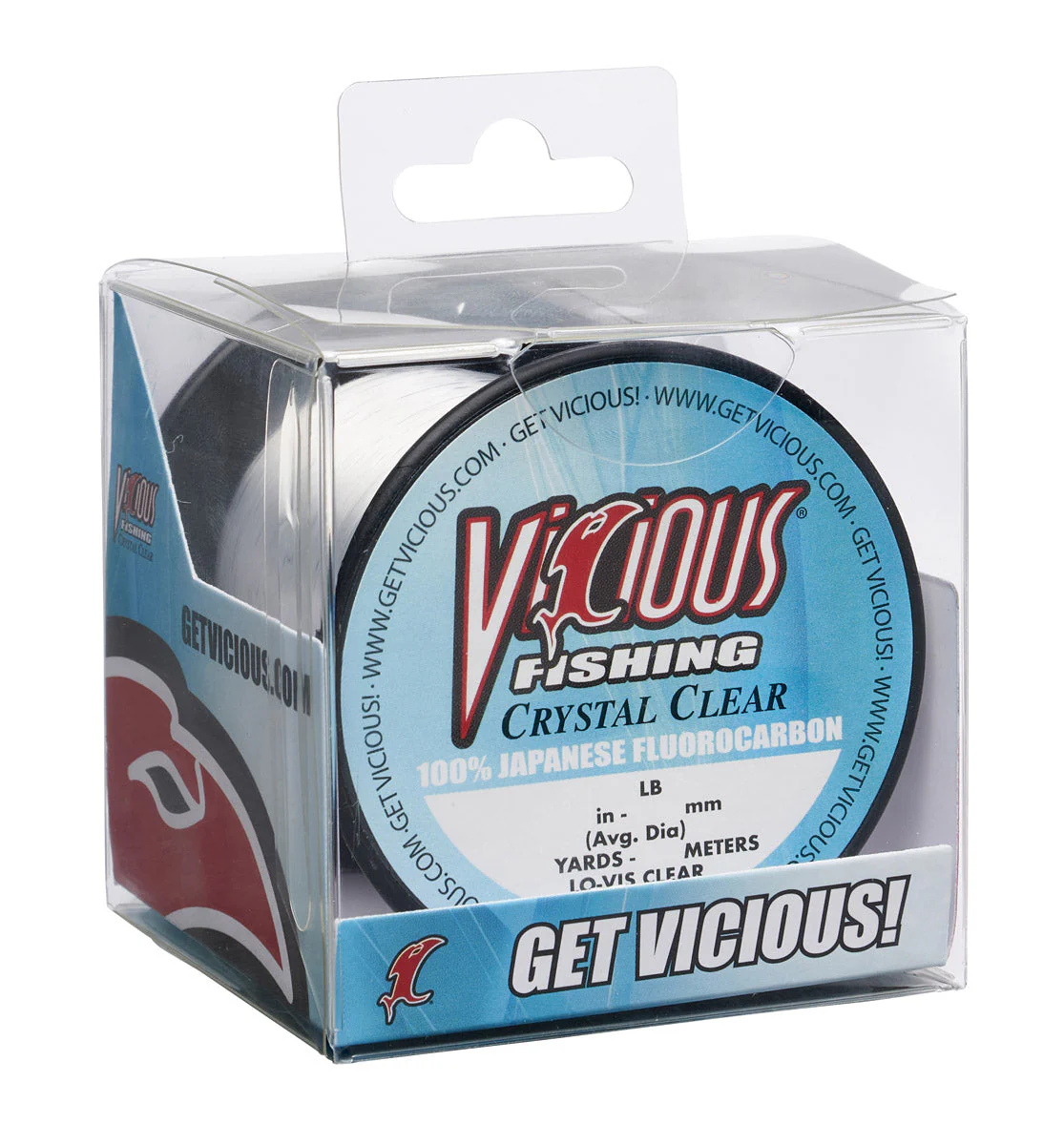 Vicious Crystal Clear 100% Japanese Fluorocarbon - 25 Lb Test - Image 2