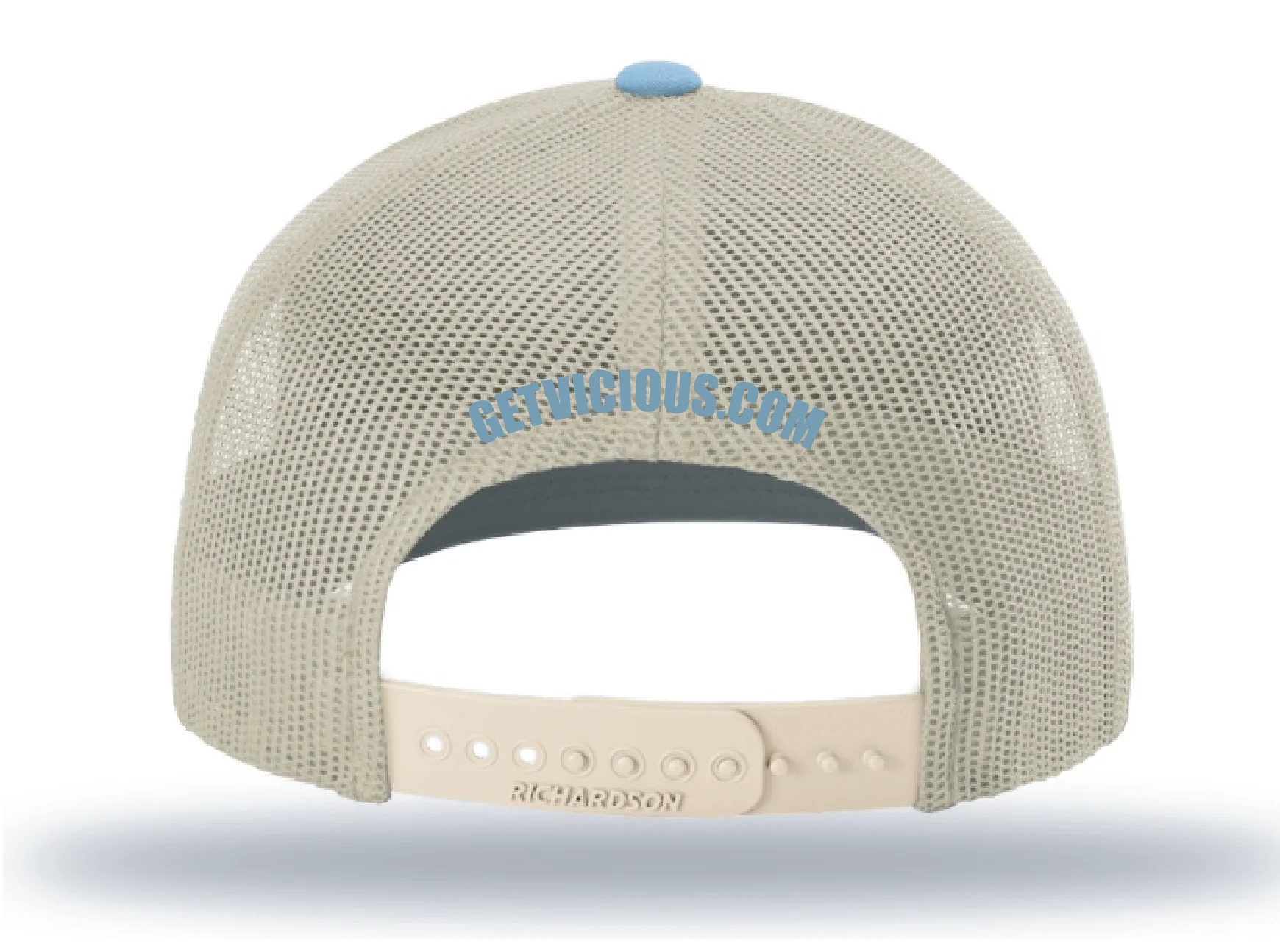 Vicious Logo - Columbia Blue/Khaki - Image 2
