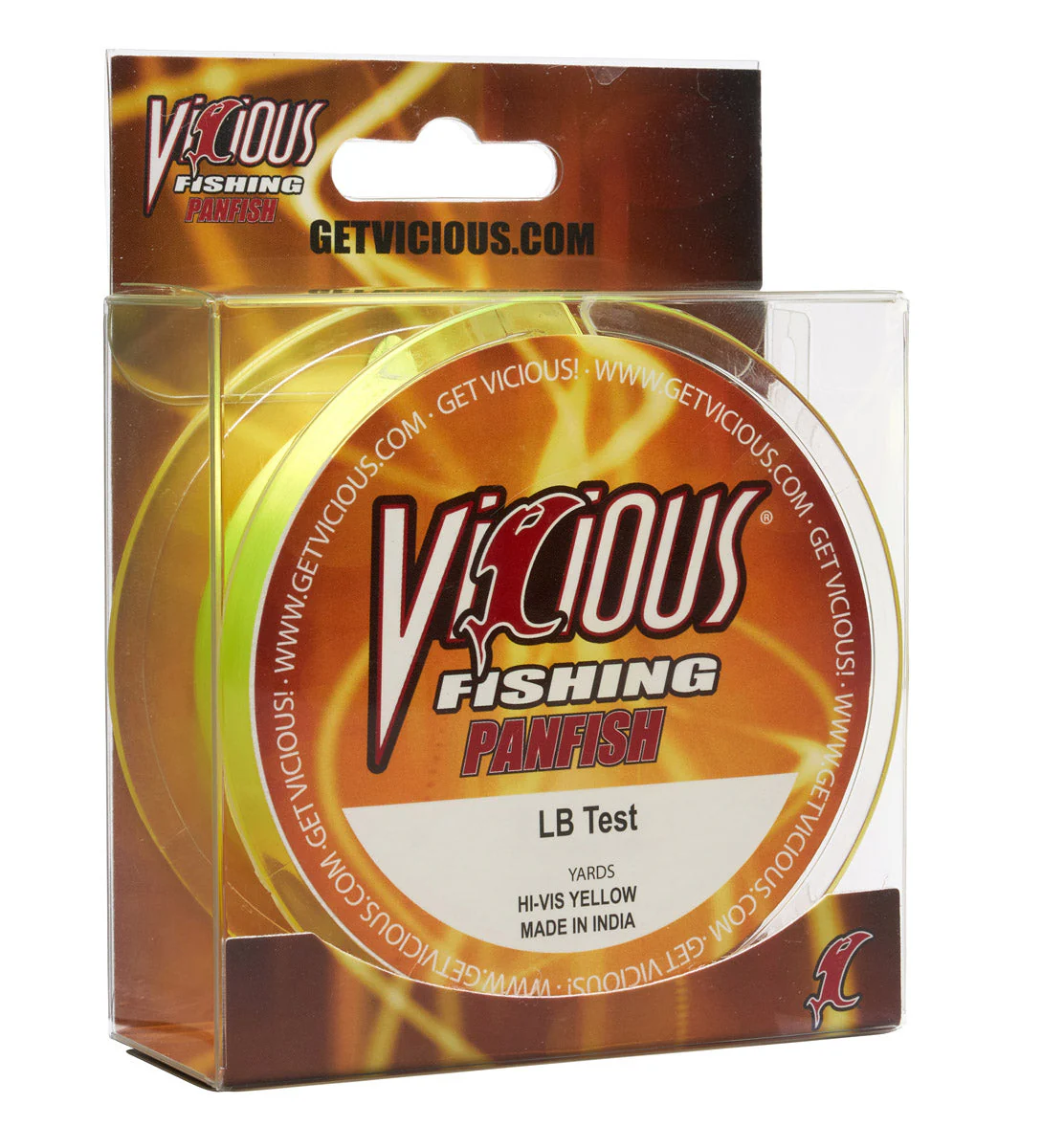 Vicious Panfish Hi-Vis Yellow Mono - 4 Lb Test - Image 7