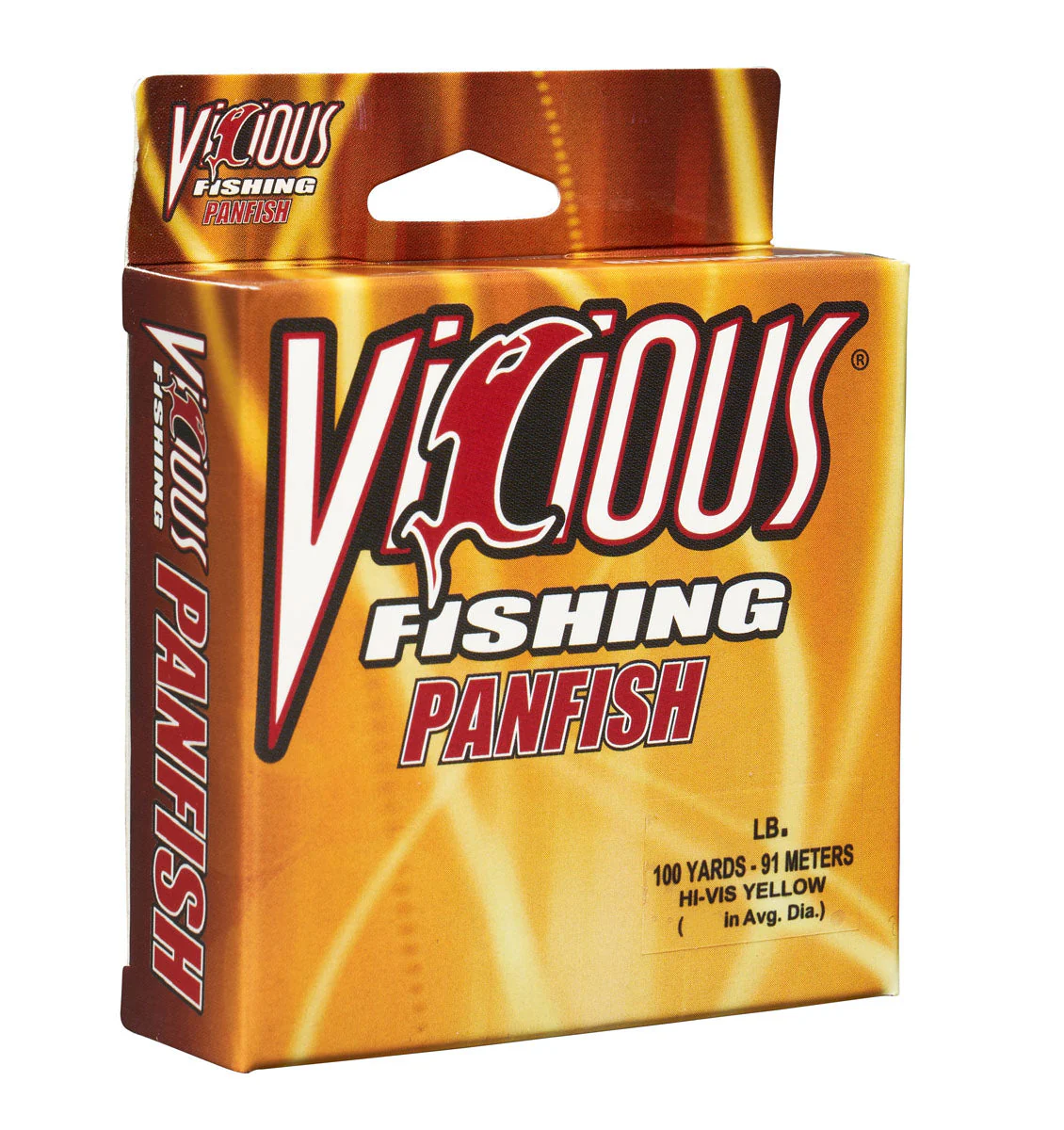 Vicious Panfish Hi-Vis Yellow Mono - 8 Lb Test - Image 2