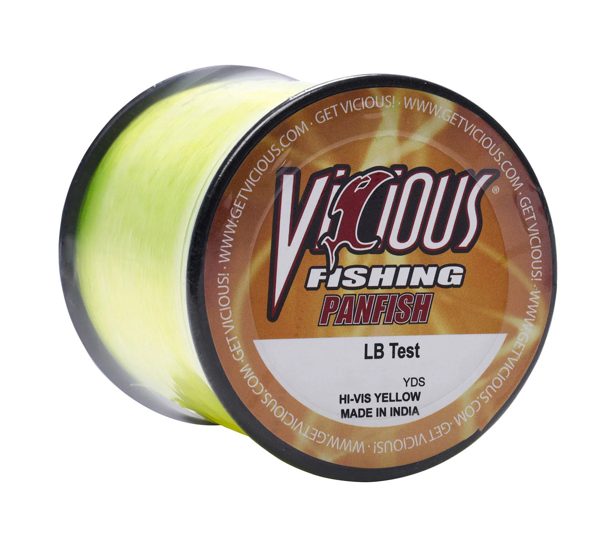 Vicious Panfish Hi-Vis Yellow Mono - 8 Lb Test - Image 6