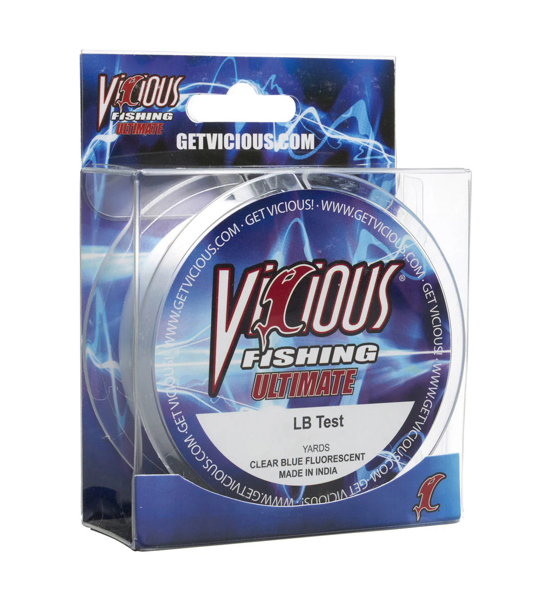 Vicious Ultimate Clear-Blue Fluorescent Mono - 4 Lb Test - Image 7