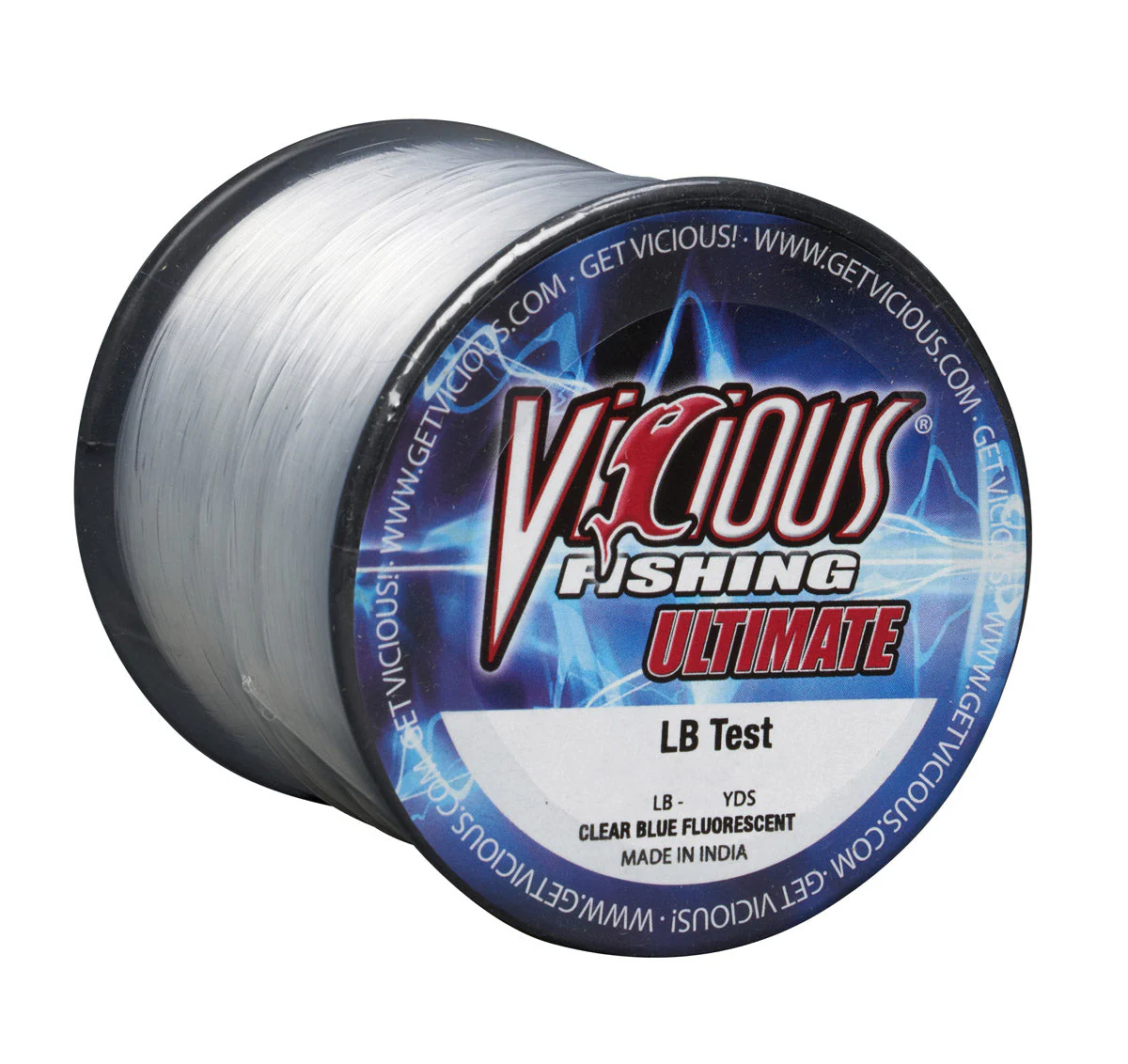 Vicious Ultimate Clear-Blue Fluorescent Mono - 6 Lb Test - Image 3