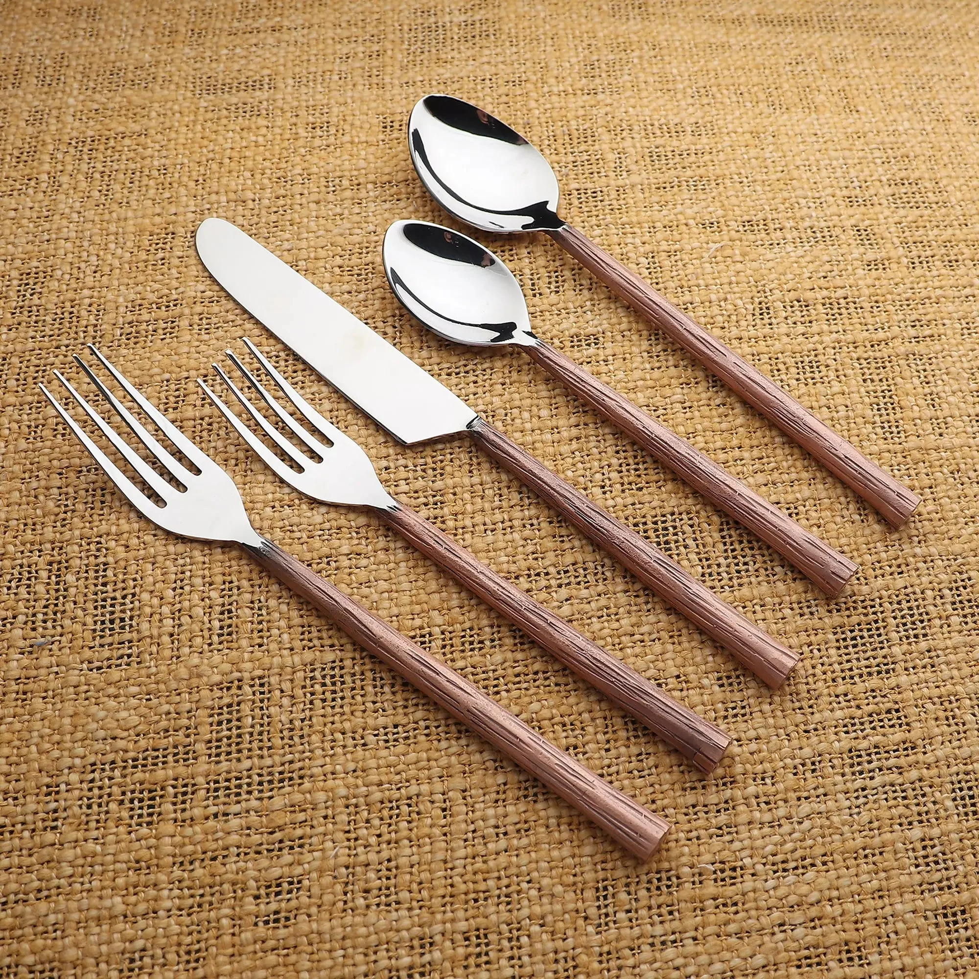 Vinear Flatware, 5- Pc. Place Setting - Image 3