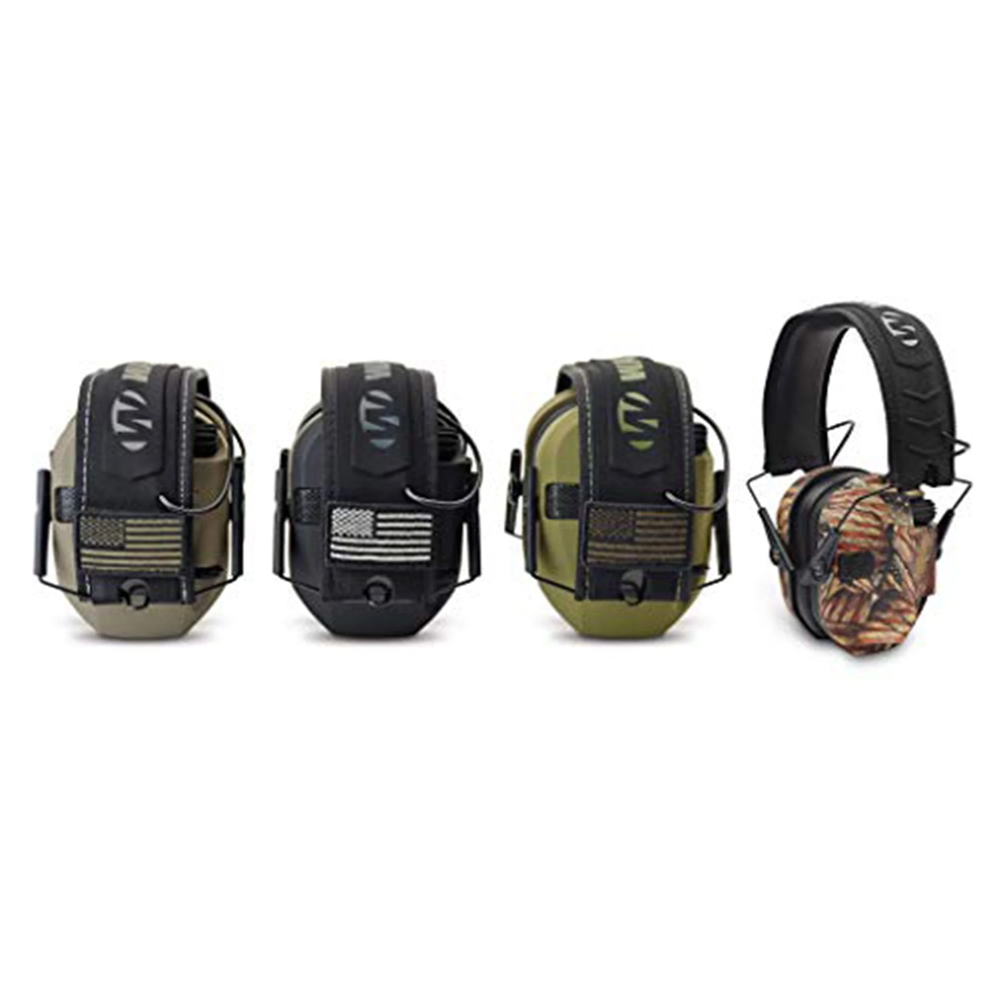 Walker's Razor Slim Shooter Electronic Hearing Earmuff, Tan Patriot (3 Pack) - Image 9