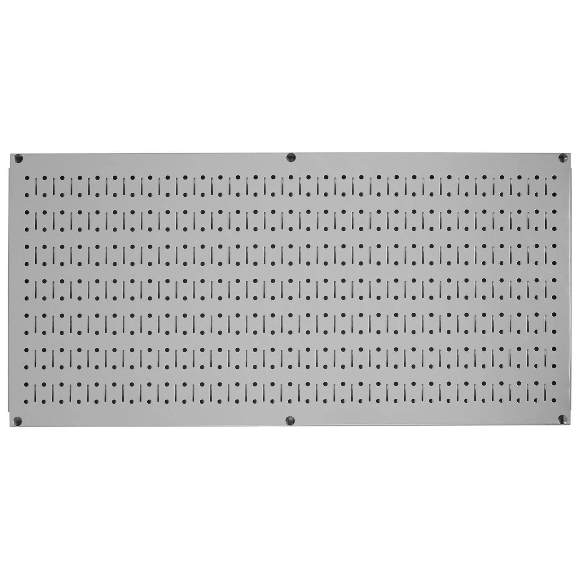 Wall Control 32" x 16" Horizontal Pegboard Garage Tool Organizer, Gray (3 Pack) - Image 3