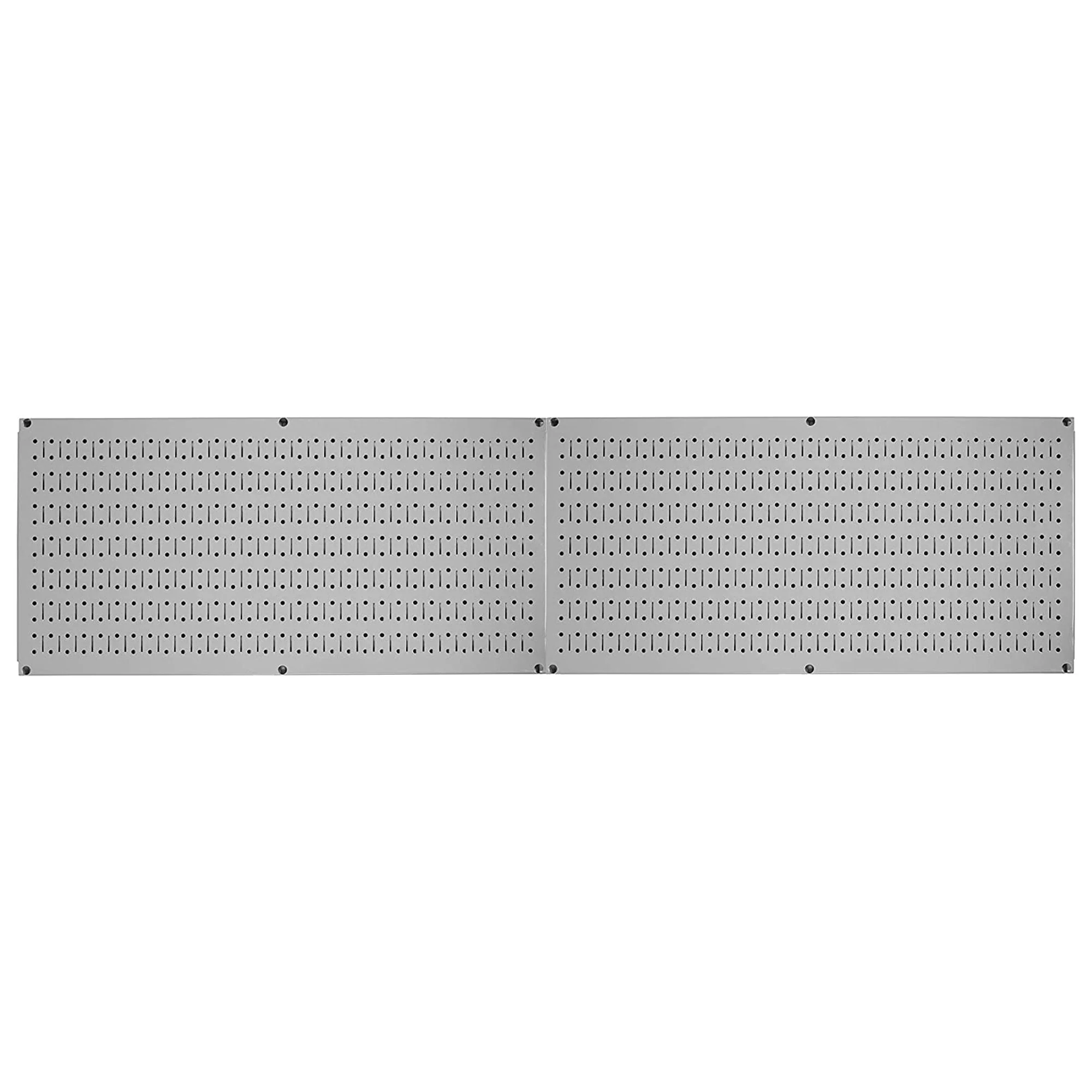 Wall Control 32" x 16" Horizontal Pegboard Garage Tool Organizer, Grey (2 Pack) - Image 2