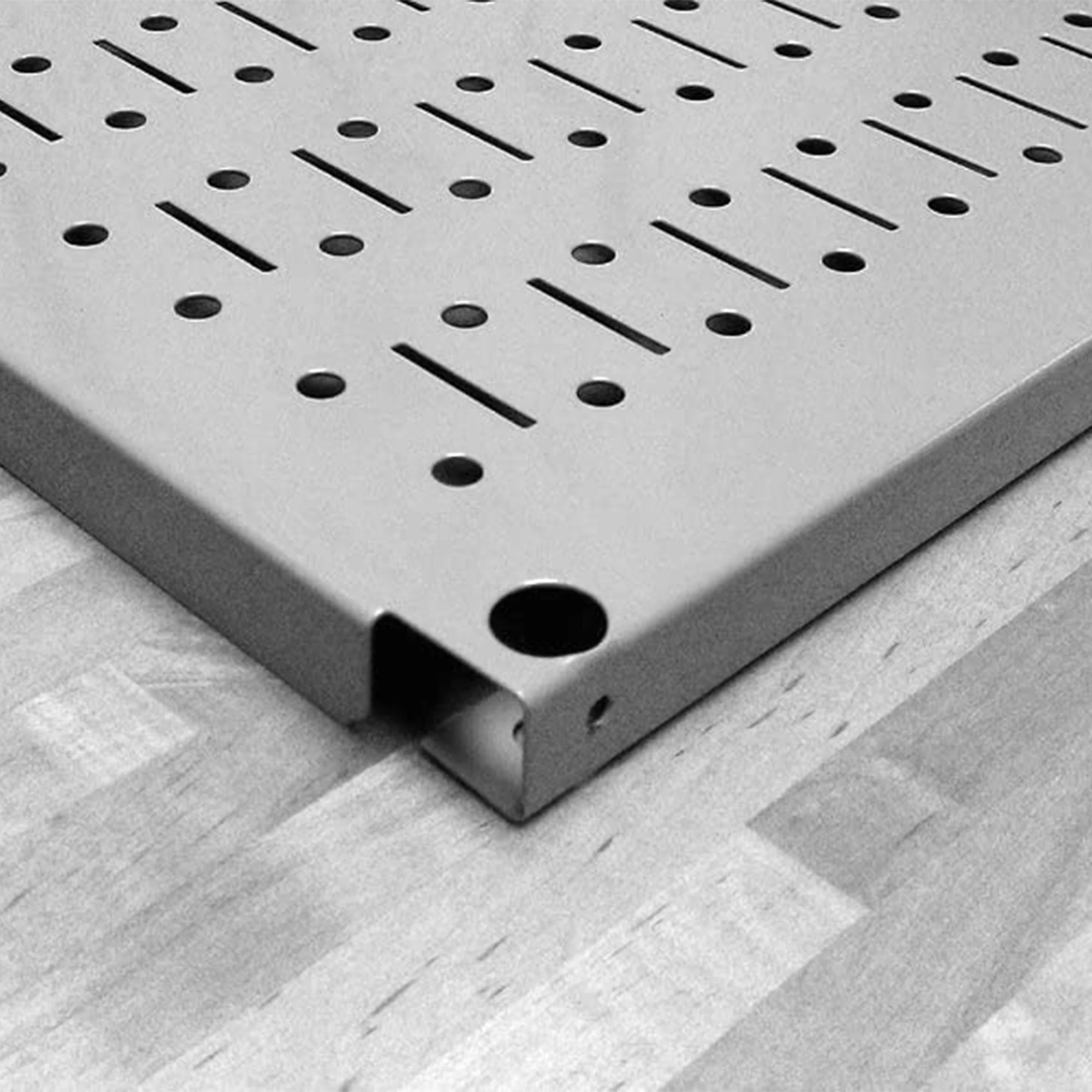 Wall Control 32" x 16" Horizontal Pegboard Garage Tool Organizer, Grey (2 Pack) - Image 5
